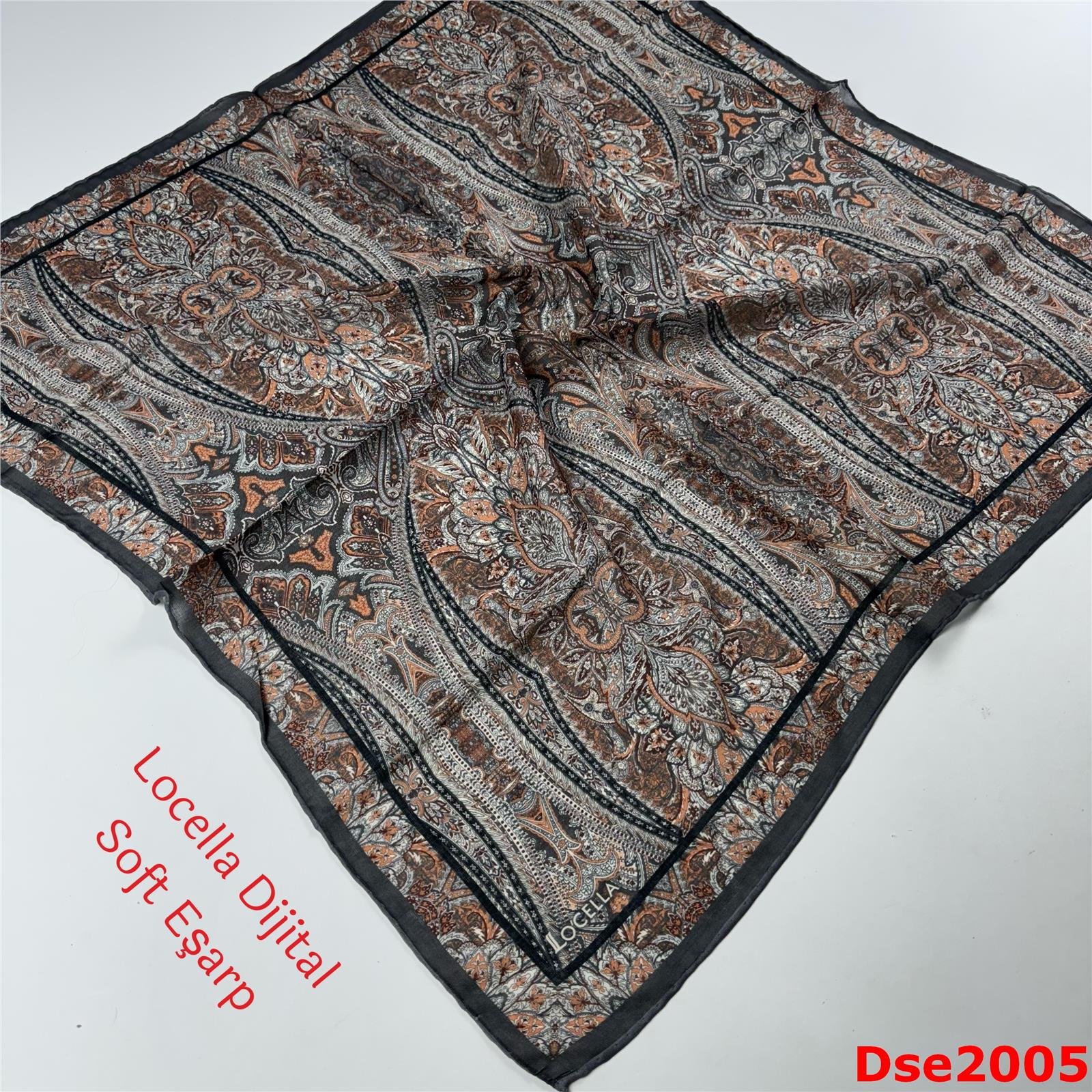 R-007 Locella El Dikişli Soft Eşarp