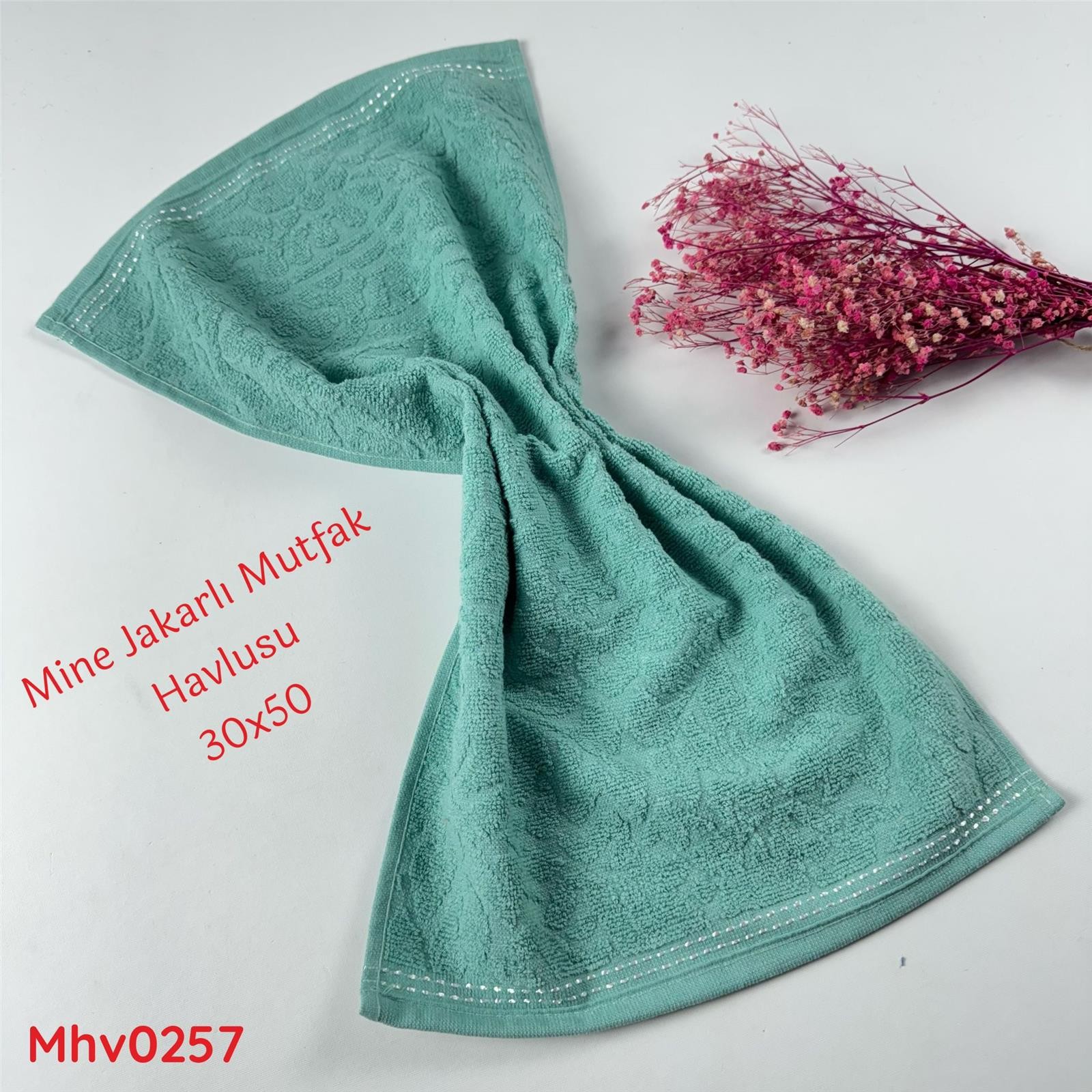 J-079 30*50 Mine Jakarlı Mutfak Havlusu