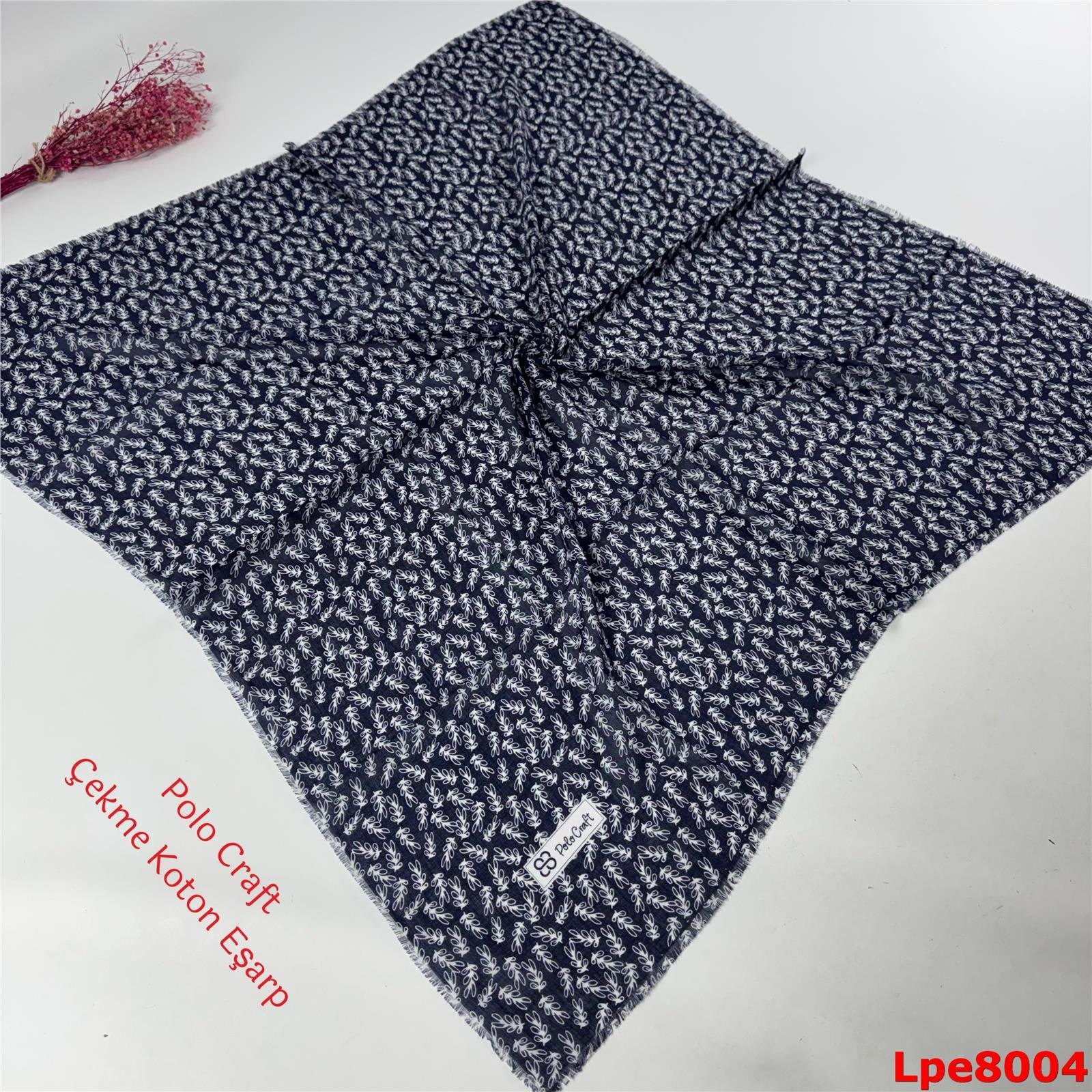 N-070 Polo Craft Çekme Coton Eşarp