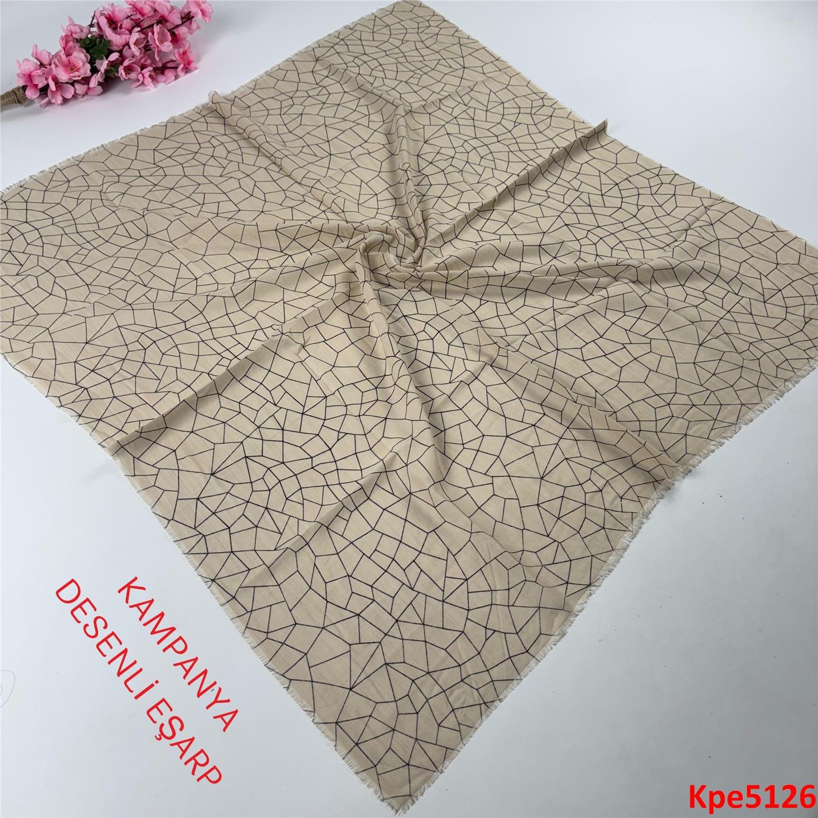 ZK-095 Kampanya Desenli Eşarp
