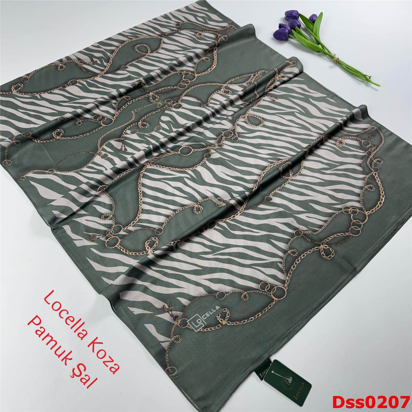 Y-121 Locella Koza Pamuk Şal