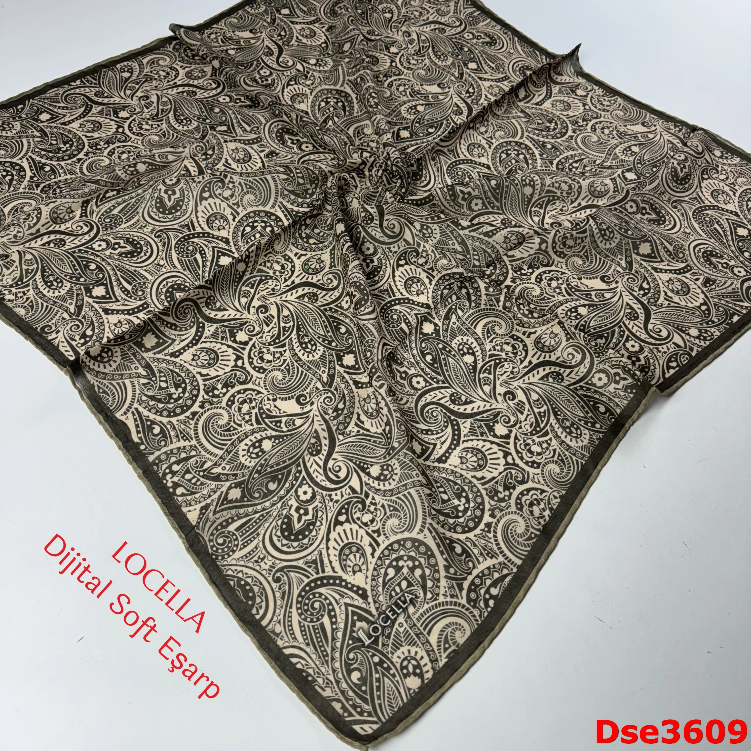 S-104 Locella El Dikişli Soft Eşarp