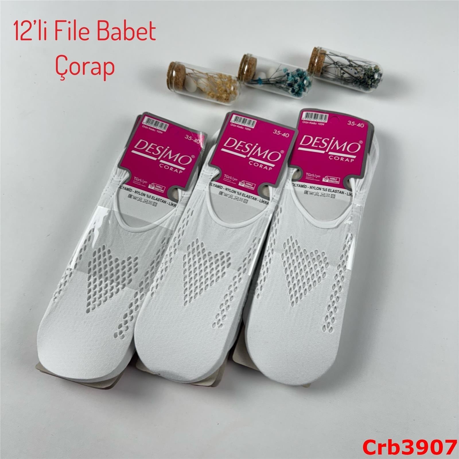 J-110 12'li File Babet Çorap