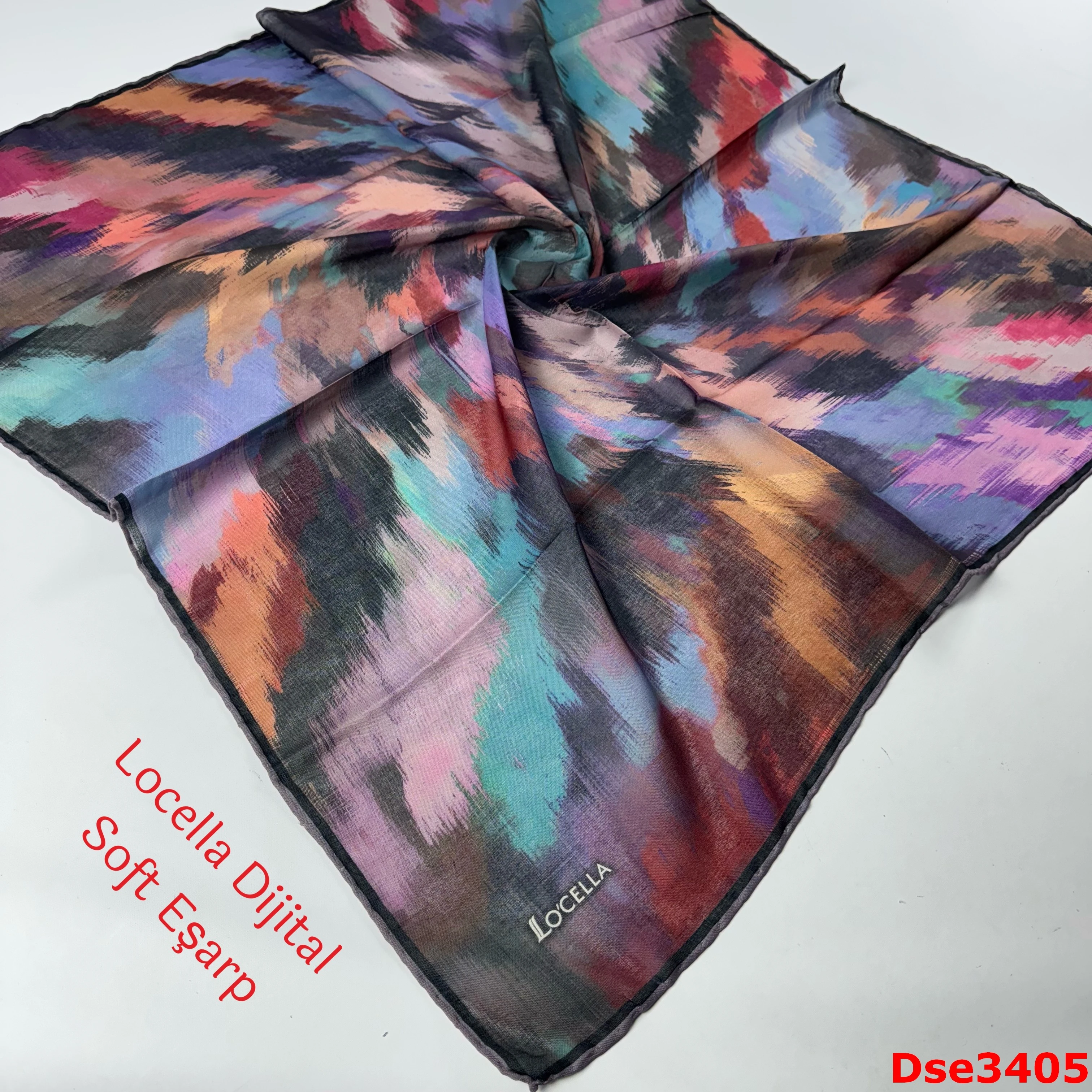 R-015 Locella El Dikişli Soft Eşarp