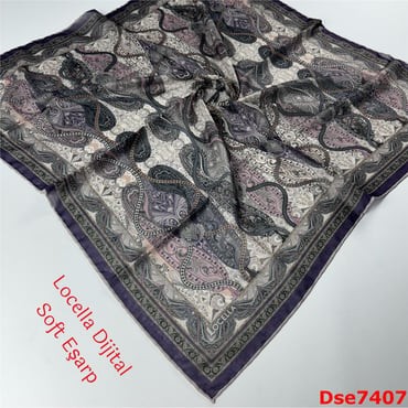 R-101 Locella El Dikişli Soft Eşarp