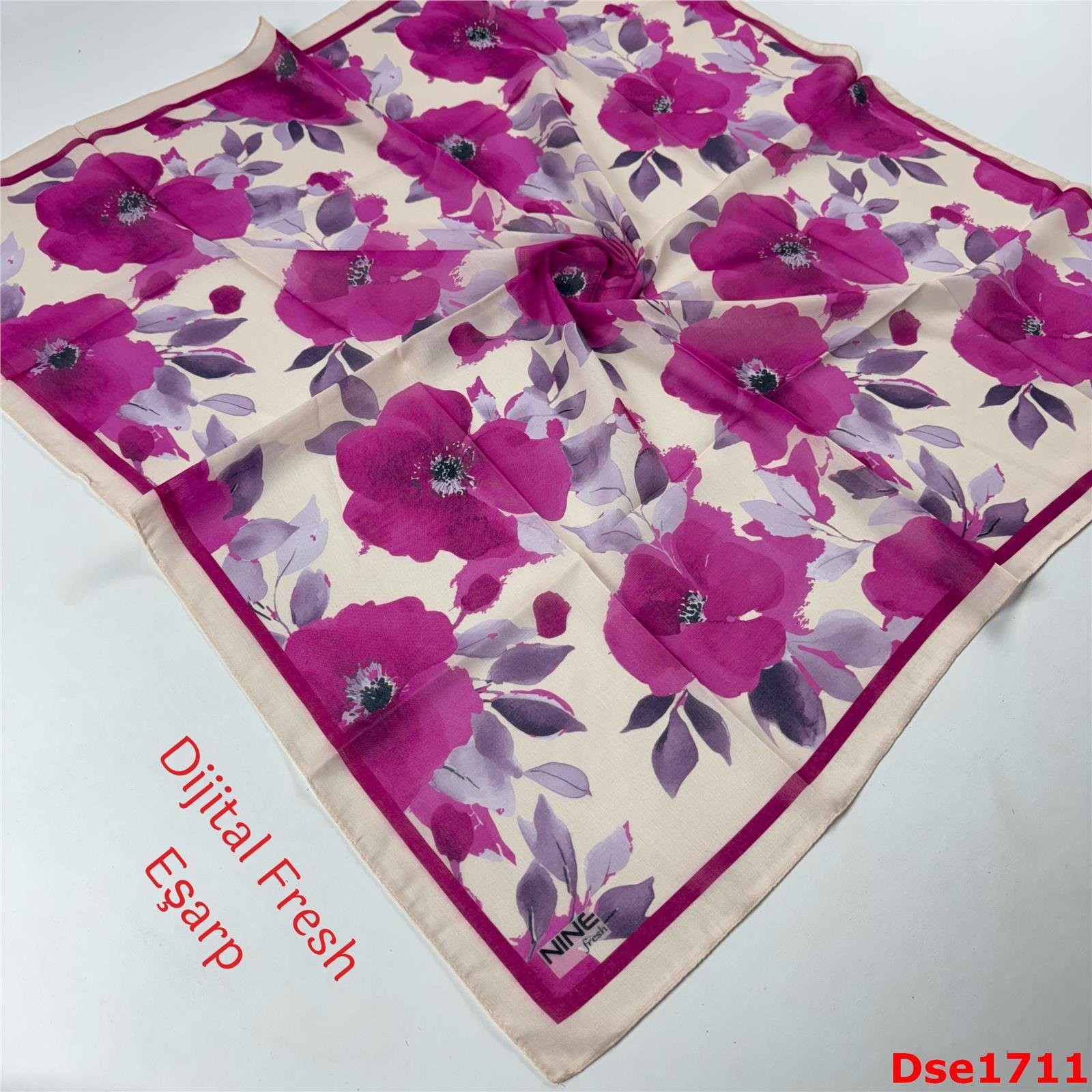 L-055  Dijital Fresh Eşarp