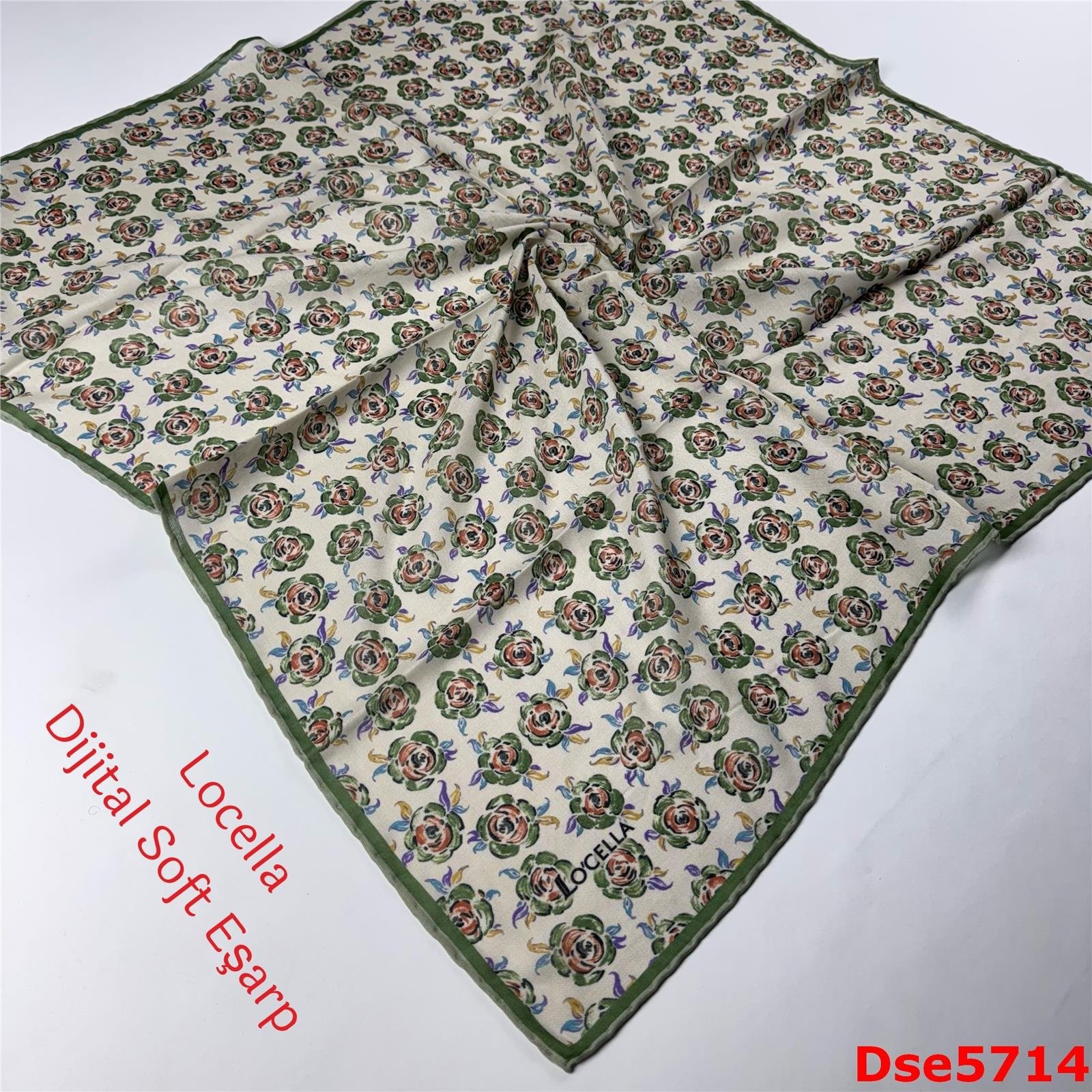 S-091 Locella El Dikişli Soft Eşarp