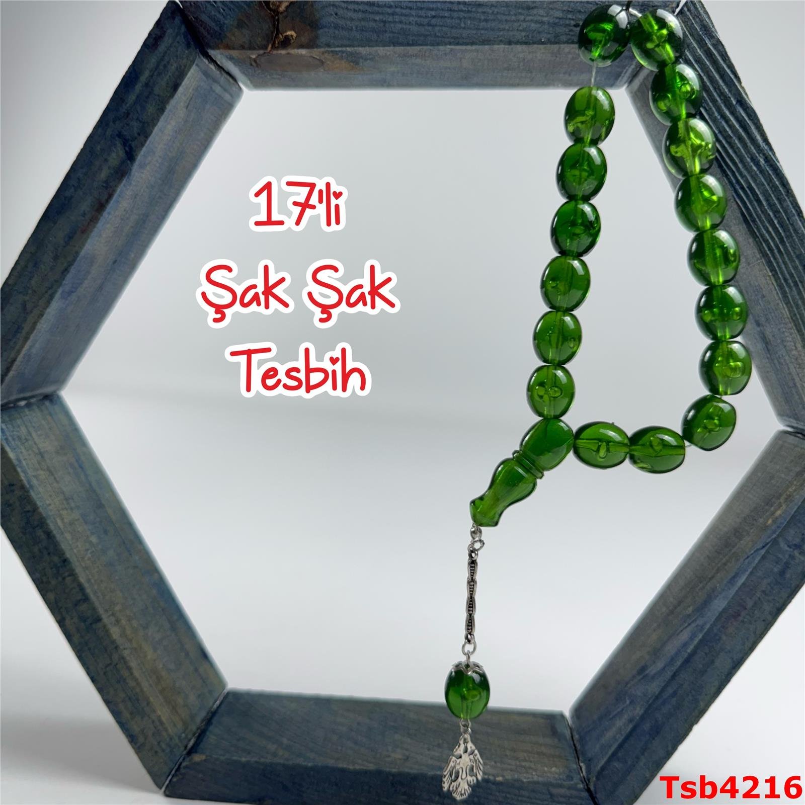 ZZ-253  17'lİ Şak Şak Erkek Tesbih