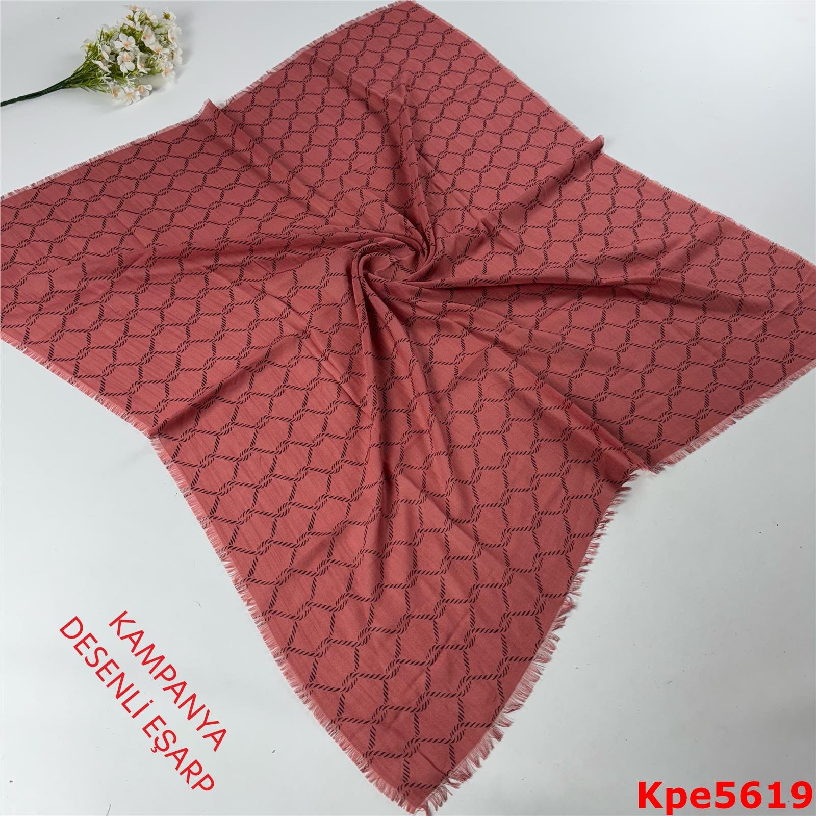 ZK-095 Kampanya Desenli Eşarp