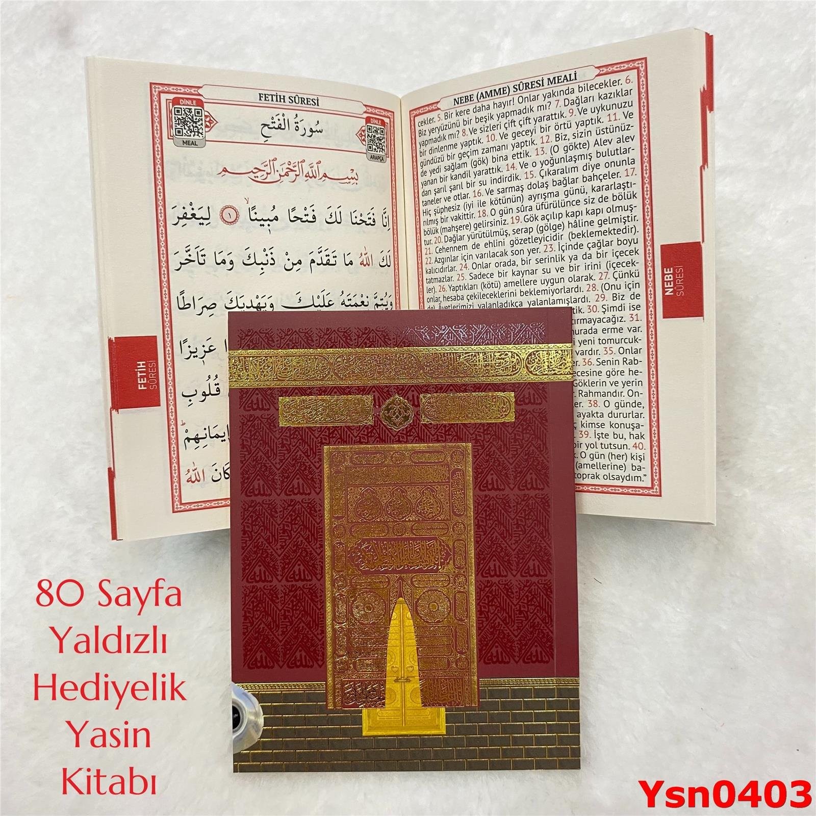 O-288 Yaldızlı Yasin Kitabı