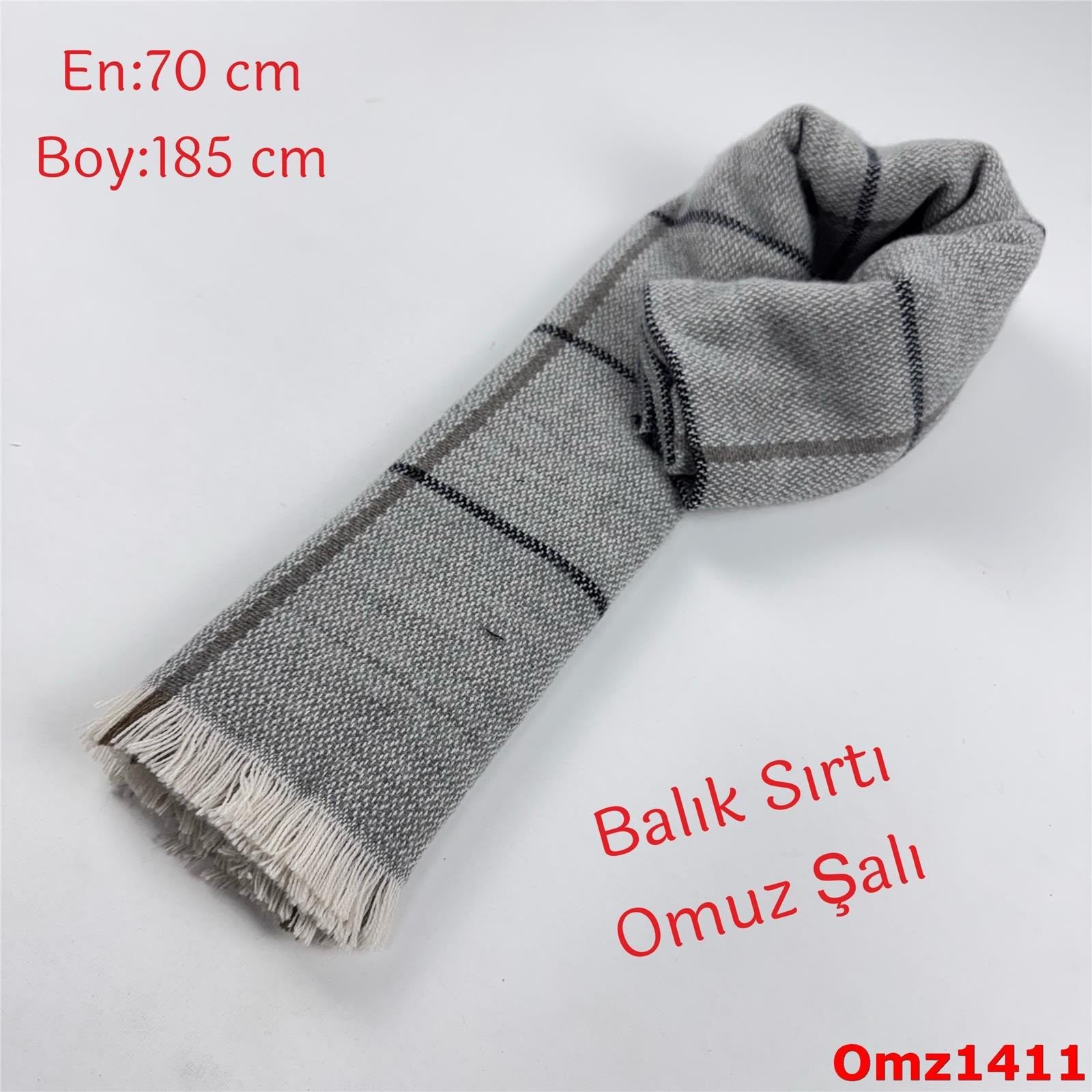 ZY-087 Düz Balıksırtı Omuz Şalı