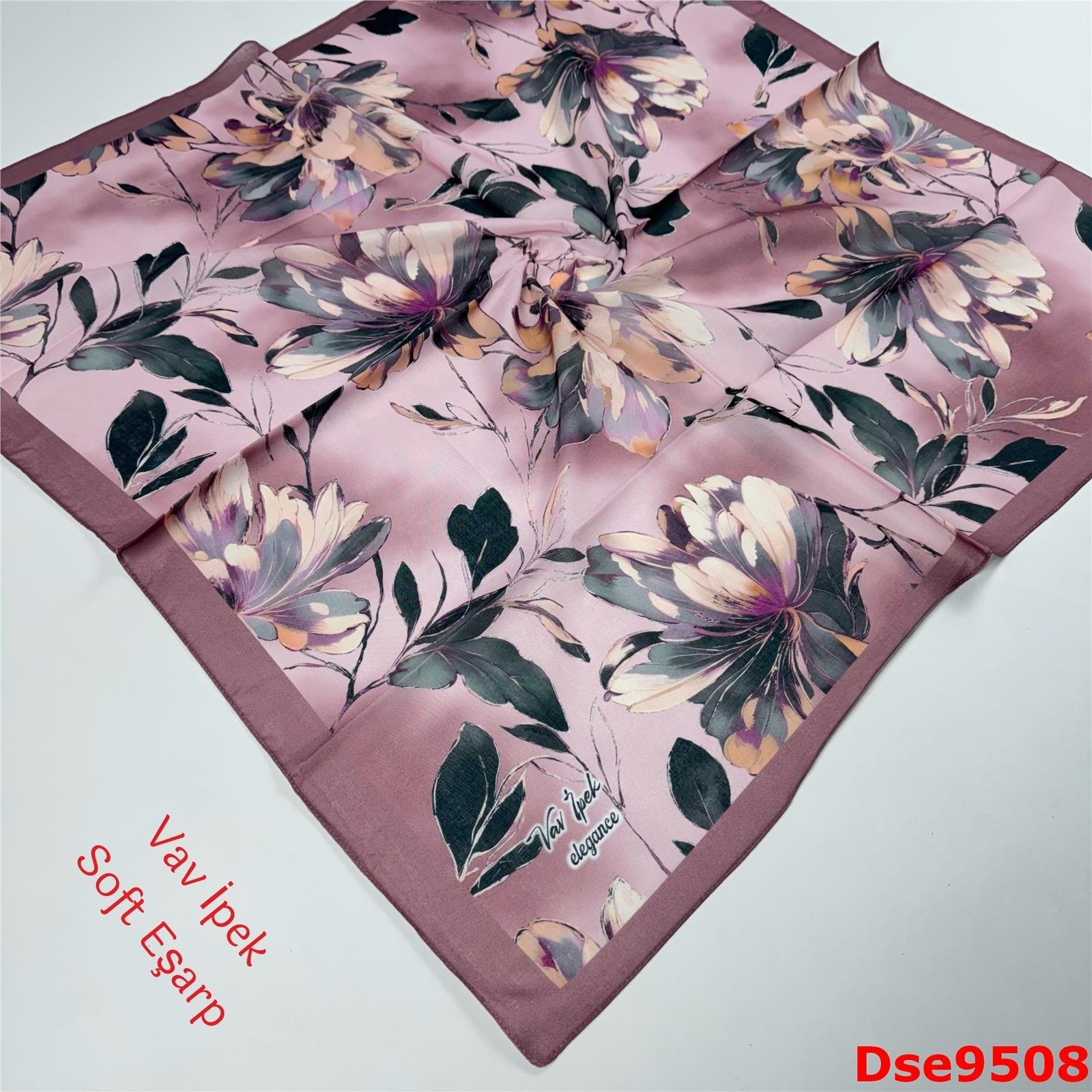 R-104 Vav İpek Soft Eşarp