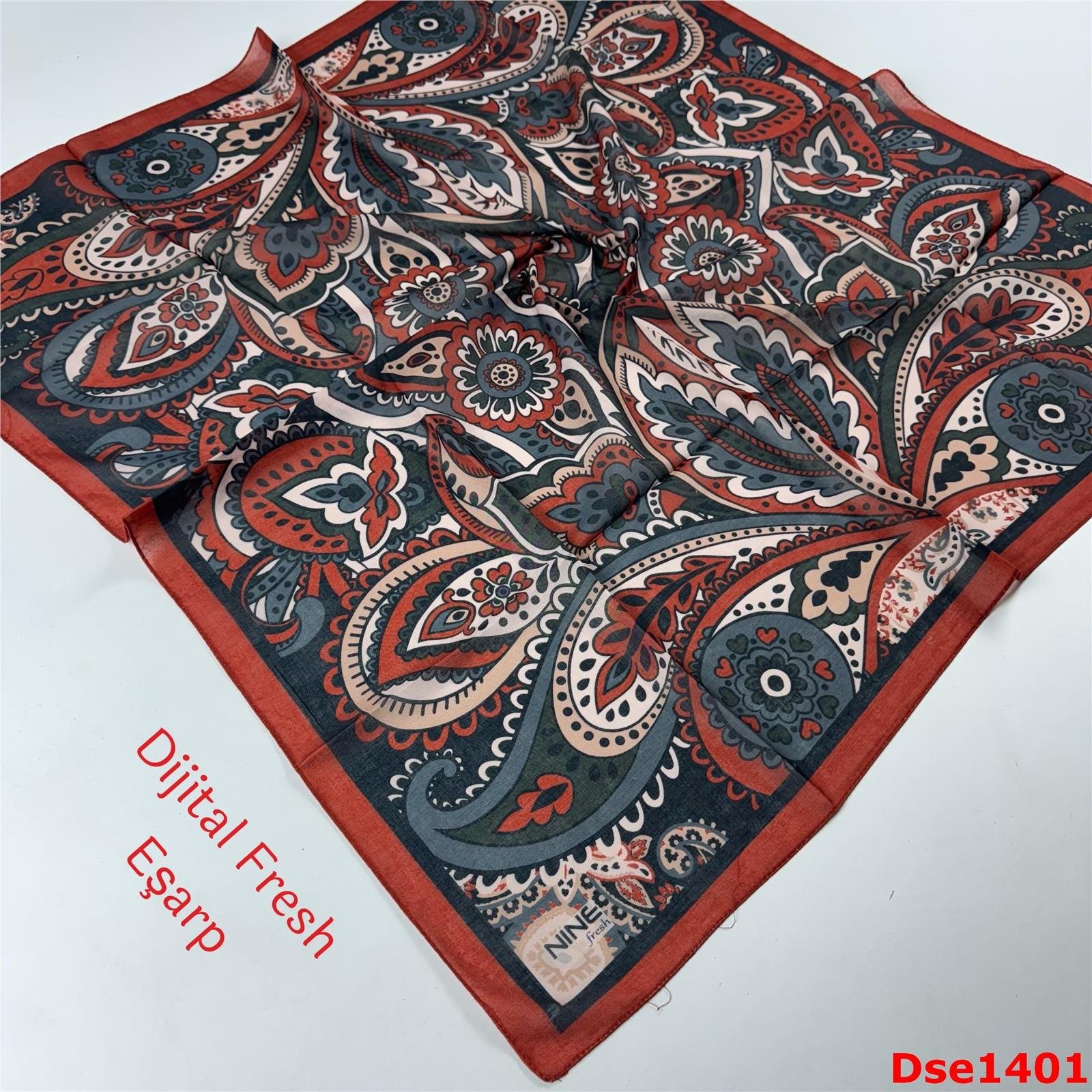 S-081  Dijital Fresh Eşarp