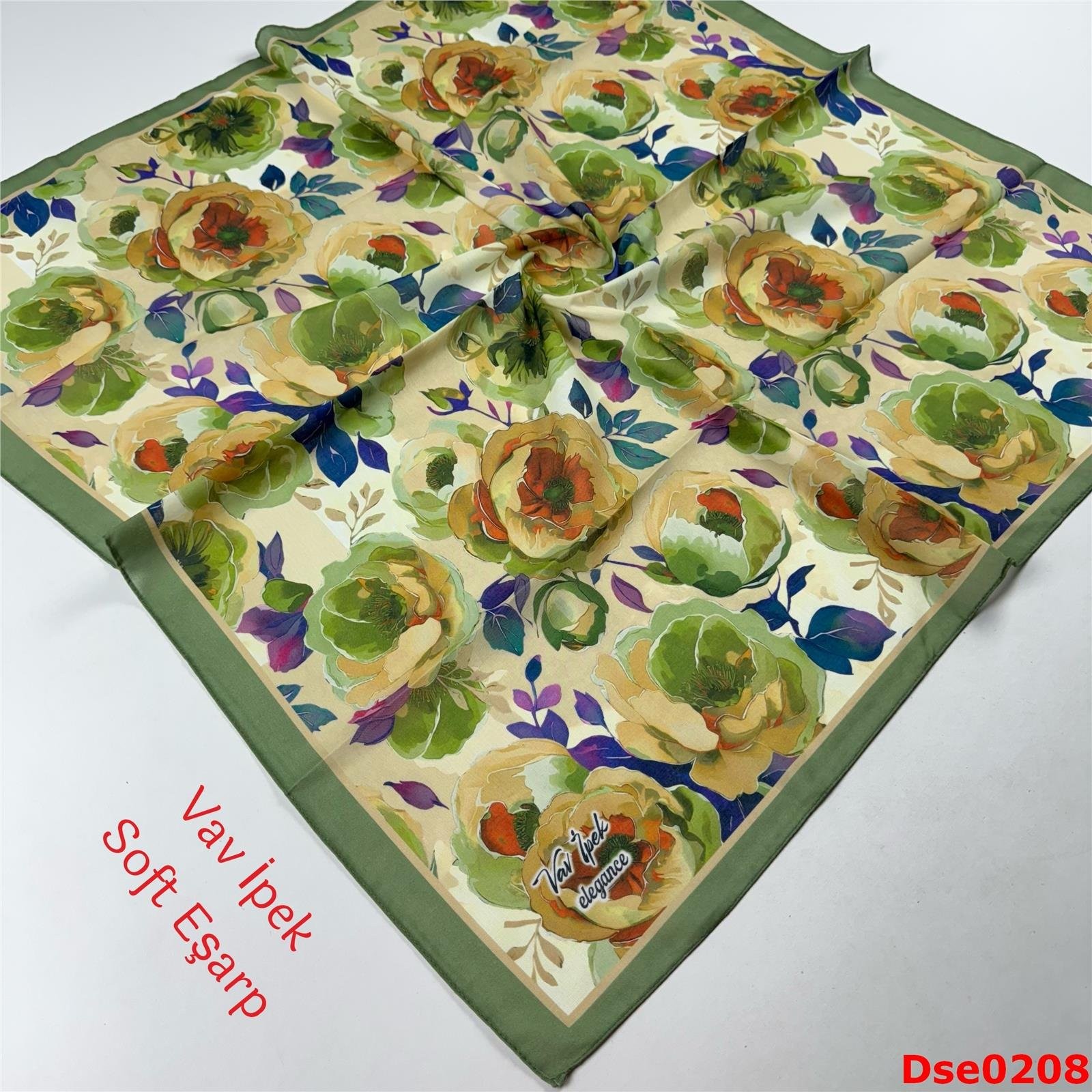 R-041 Vav İpek Soft Eşarp