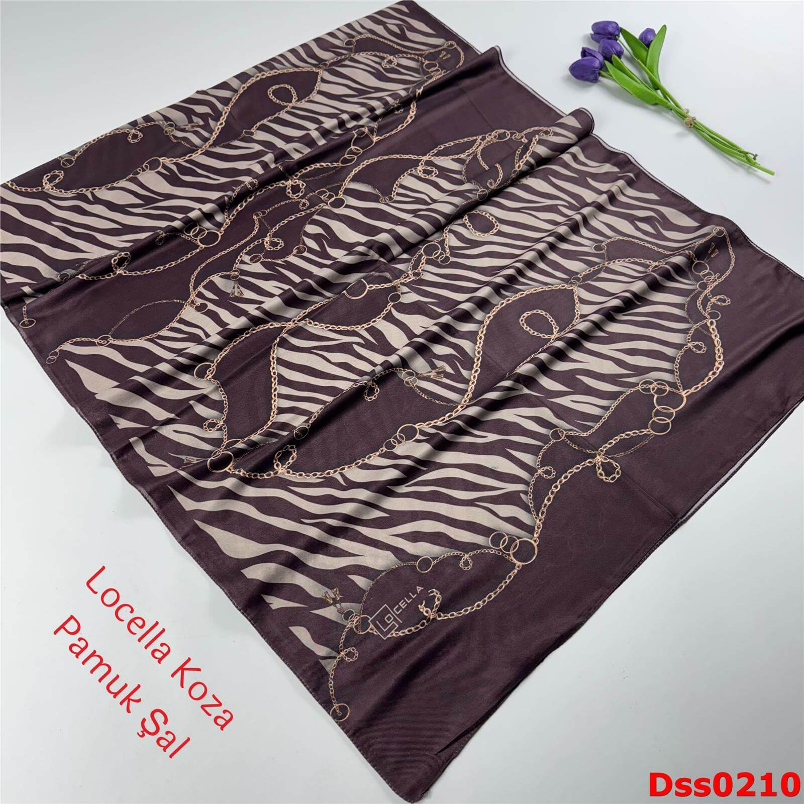 Y-126 Locella Koza Pamuk Şal