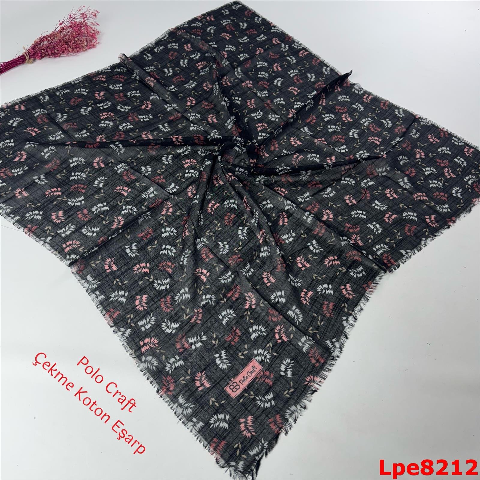 N-124  Polo Craft Çekme Coton Eşarp