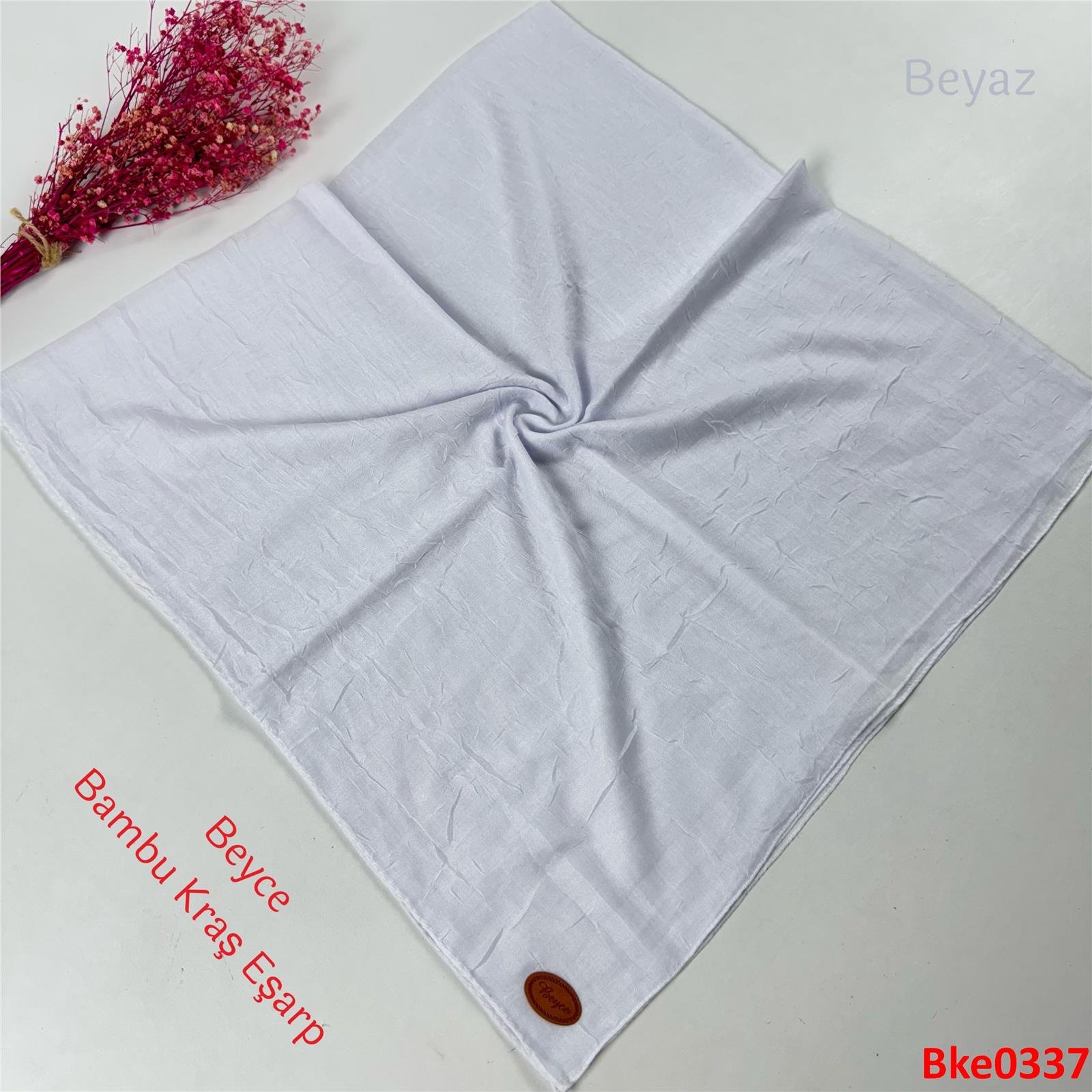 T-062 Beyce Bambu Kraş Eşarp