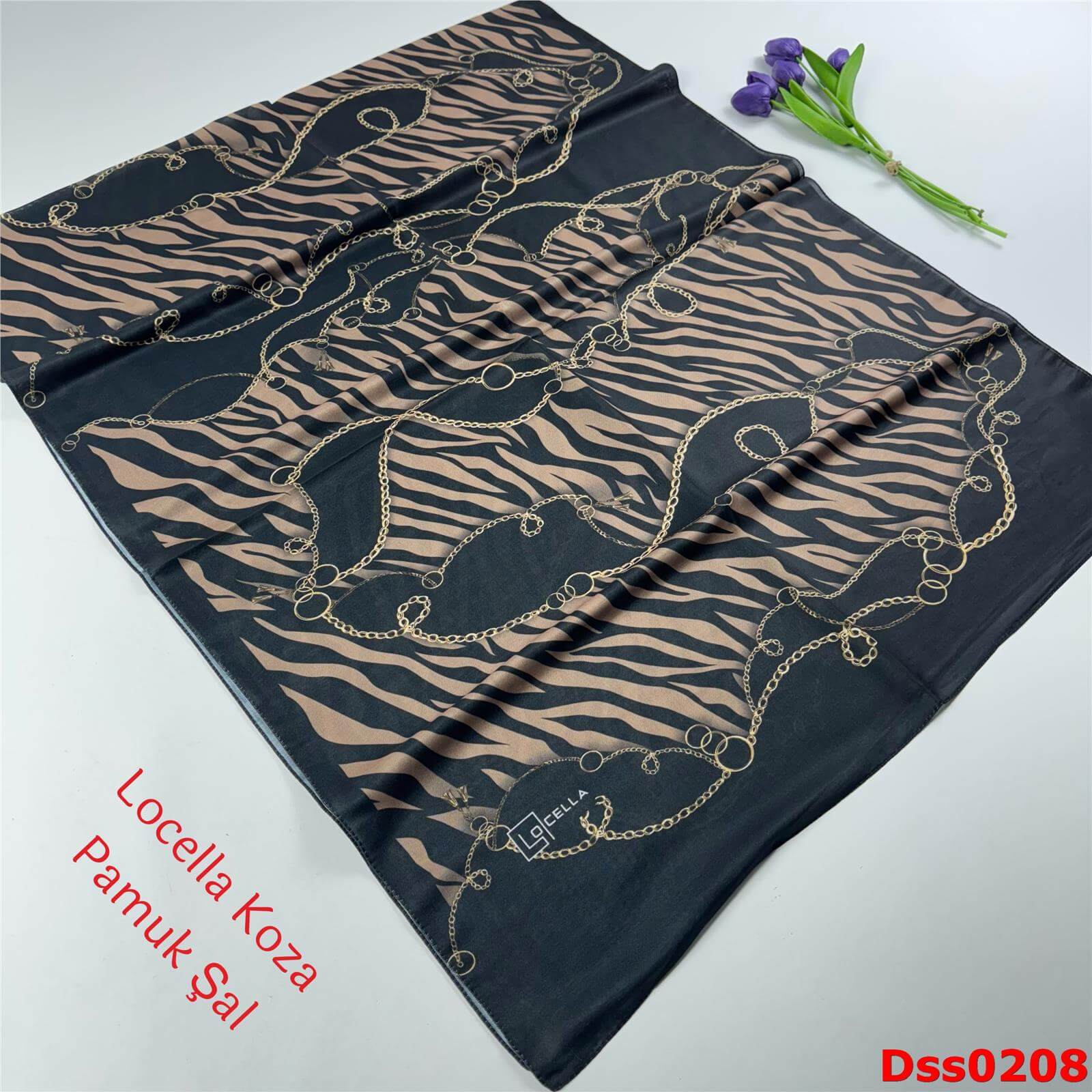 Y-122 Locella Koza Pamuk Şal