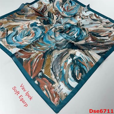 P-072 Vav İpek Soft Eşarp
