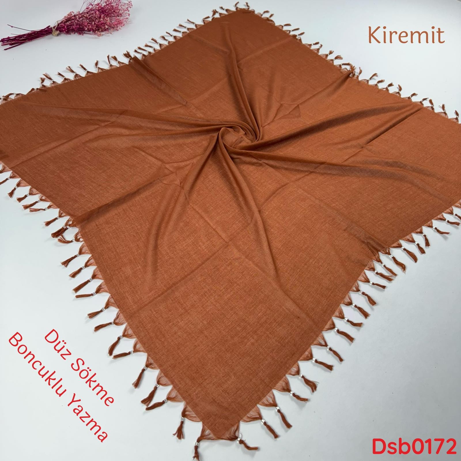 VA-080  Düz Sökme Boncuklu Yazma
