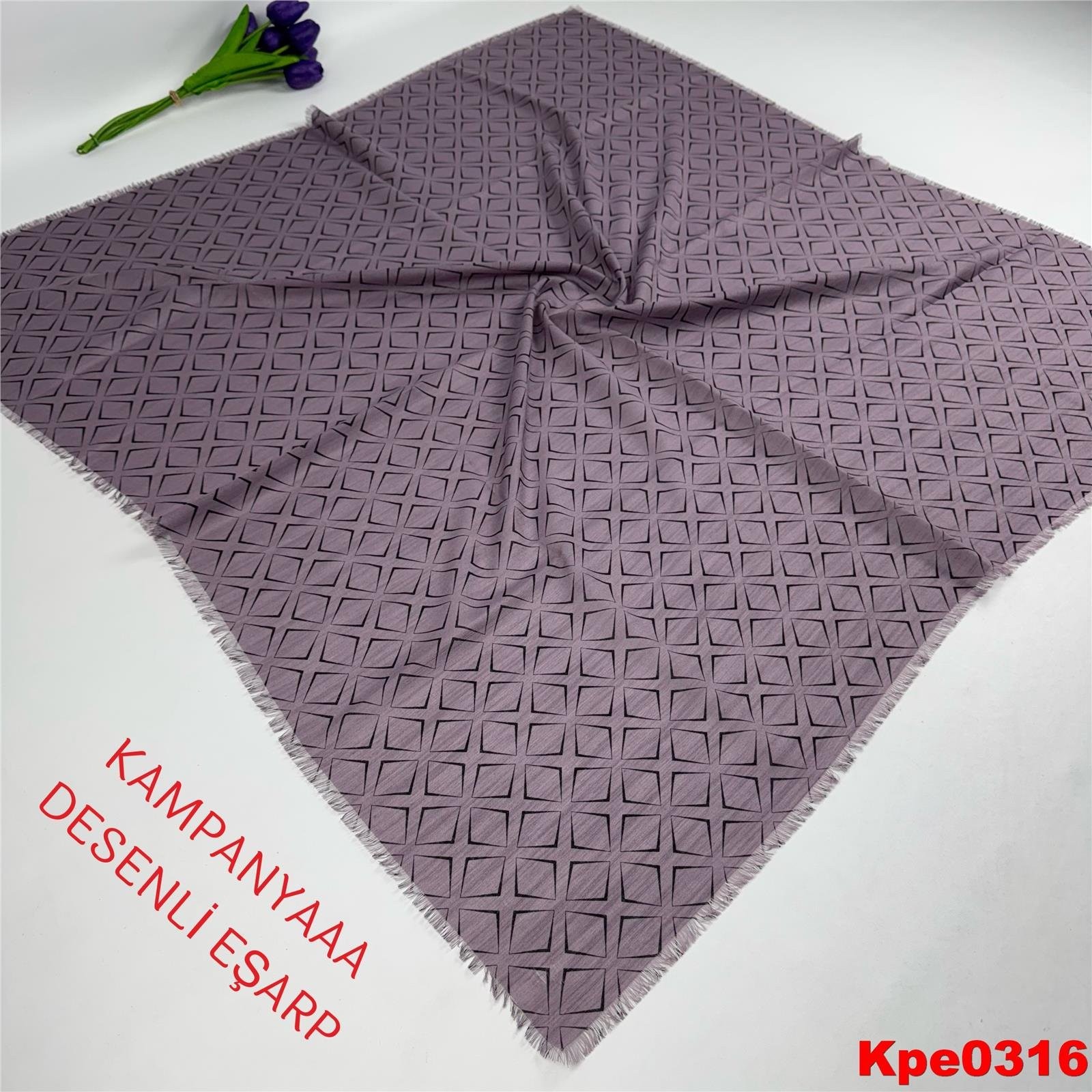 A-0308 Kampanya Desenli Eşarp