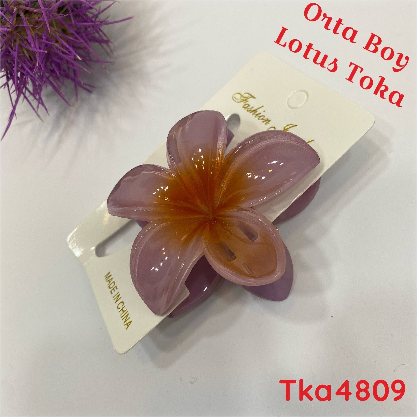 UC-130 Orta Boy Renkli Lotus Toka