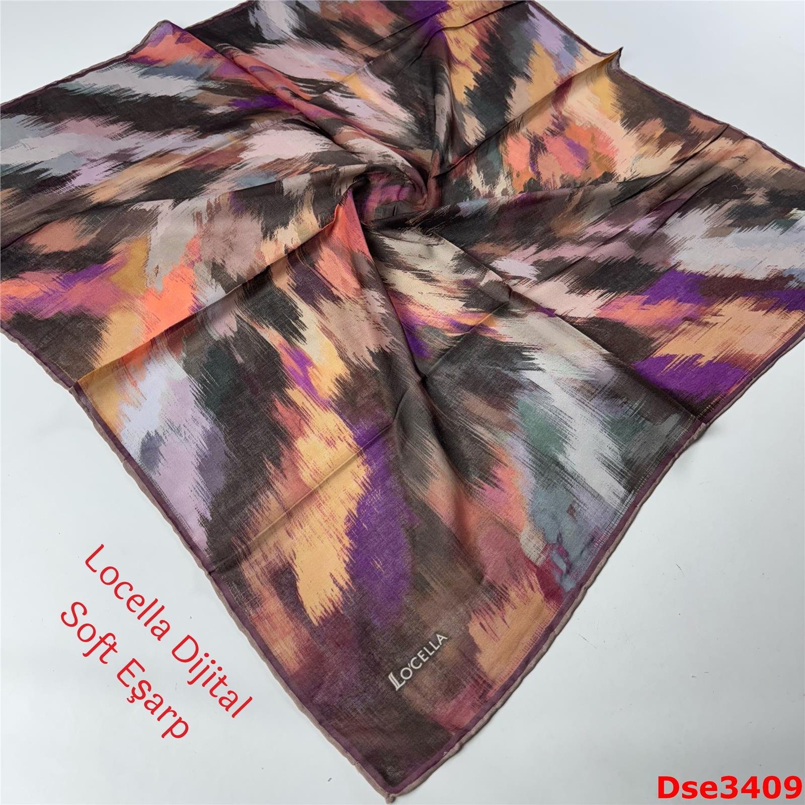 R-029 Locella El Dikişli Soft Eşarp