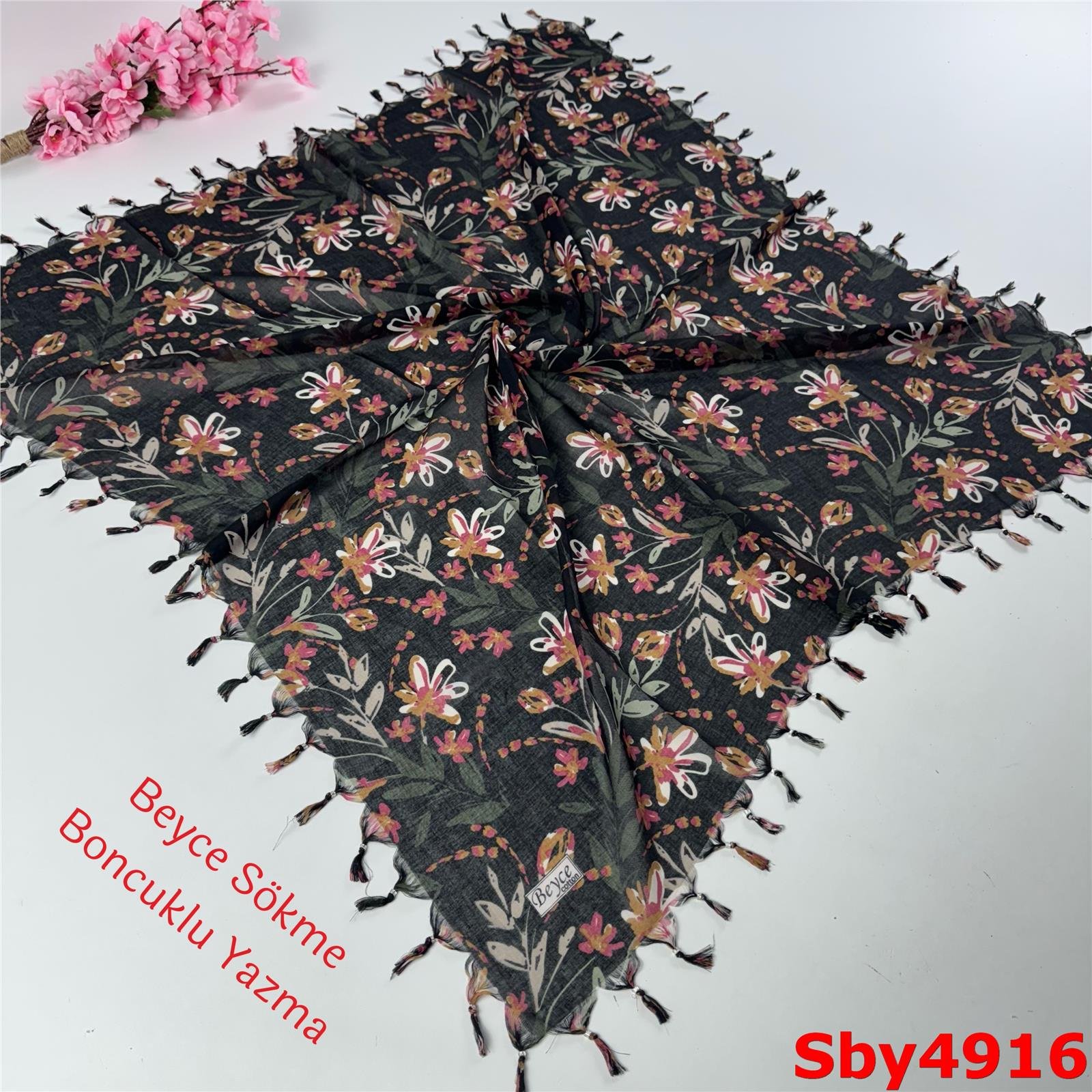 L-101 Beyce Sökme Boncuklu Yazma