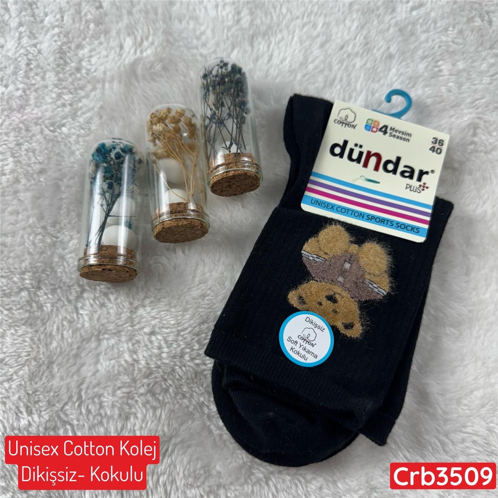 H-226 DÜNDAR Unisex Cotton Kolej (Dikişsiz-Parfümlü)