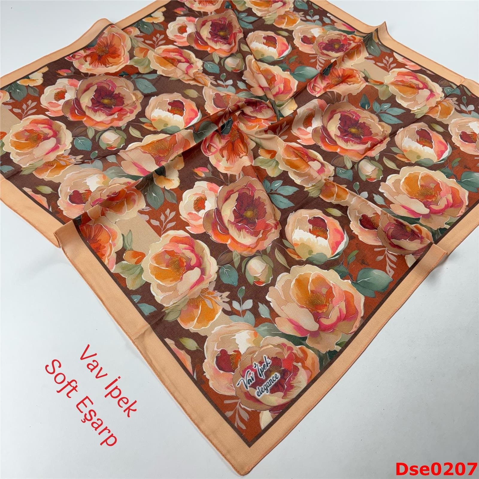 R-038 Vav İpek Soft Eşarp