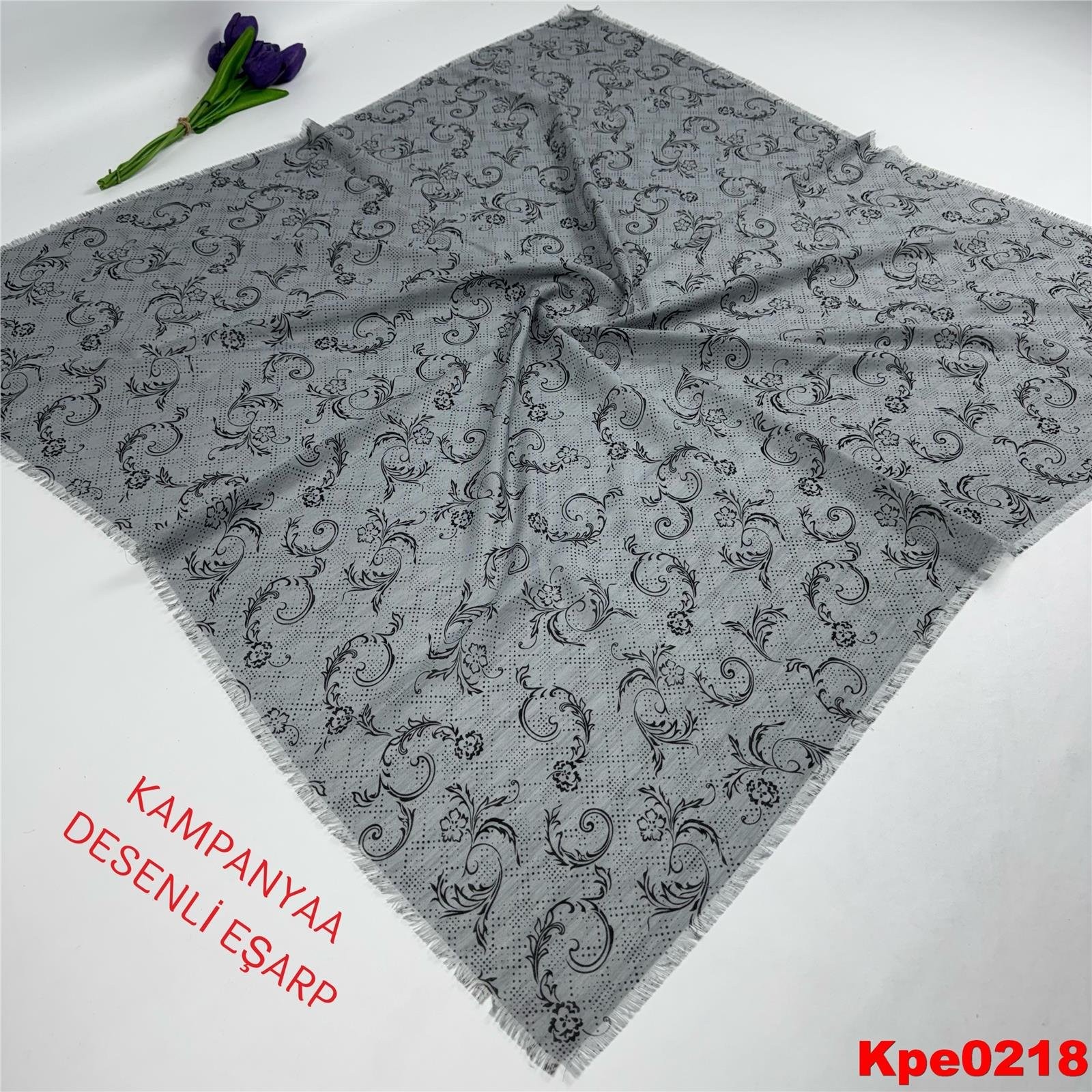 A-0250 Kampanya Desenli Eşarp