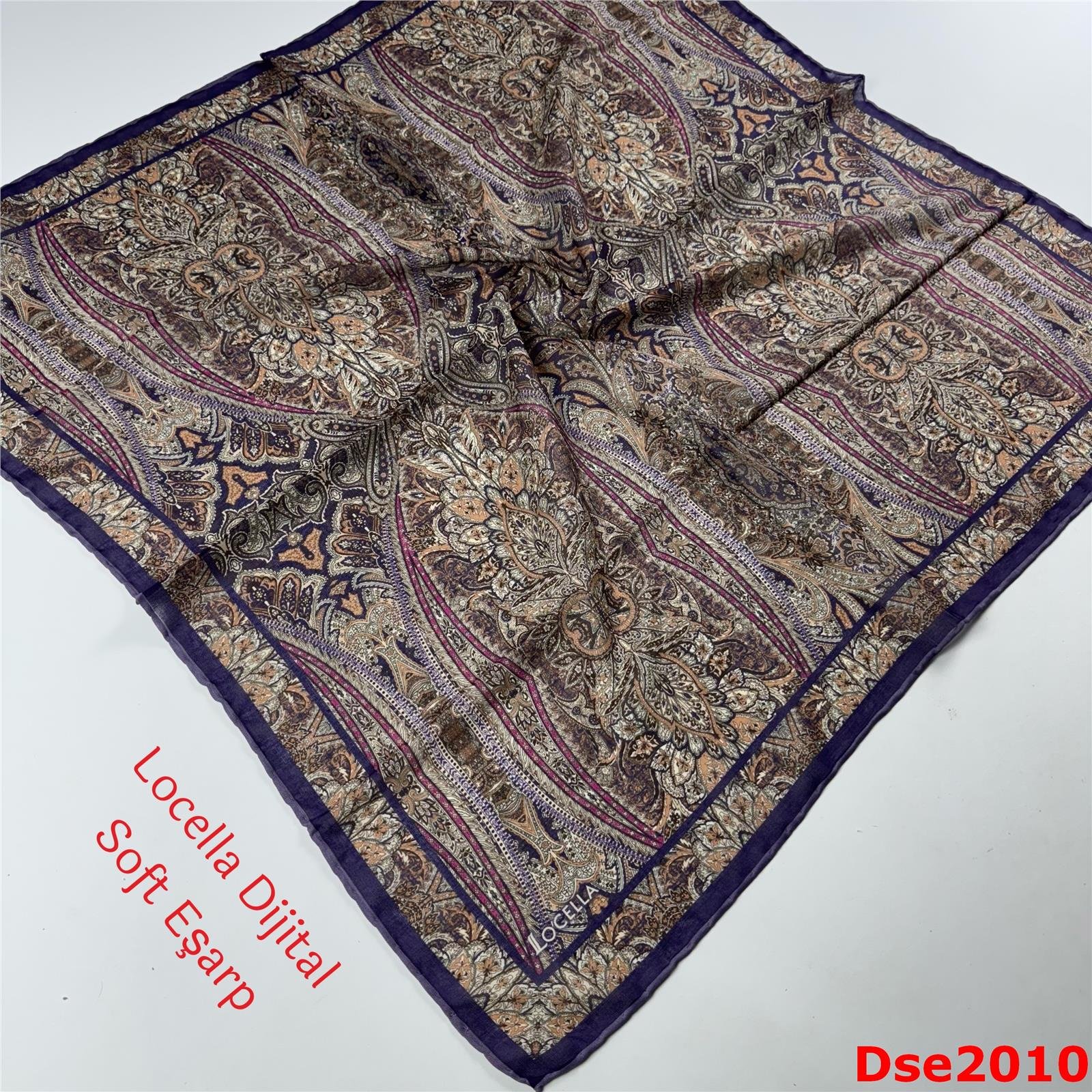 R-024 Locella El Dikişli Soft Eşarp