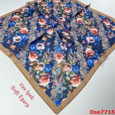 S-138 Vav İpek Soft Eşarp