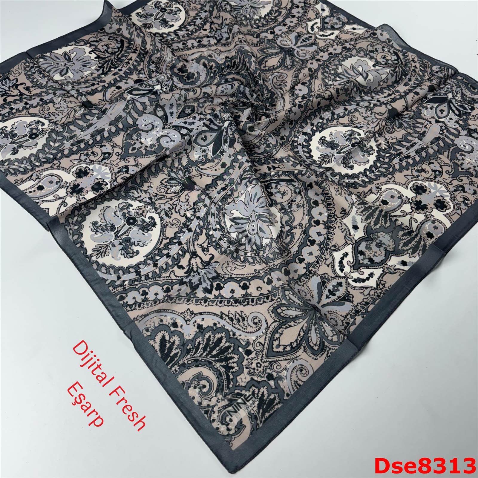 S-099 Dijital Fresh Eşarp