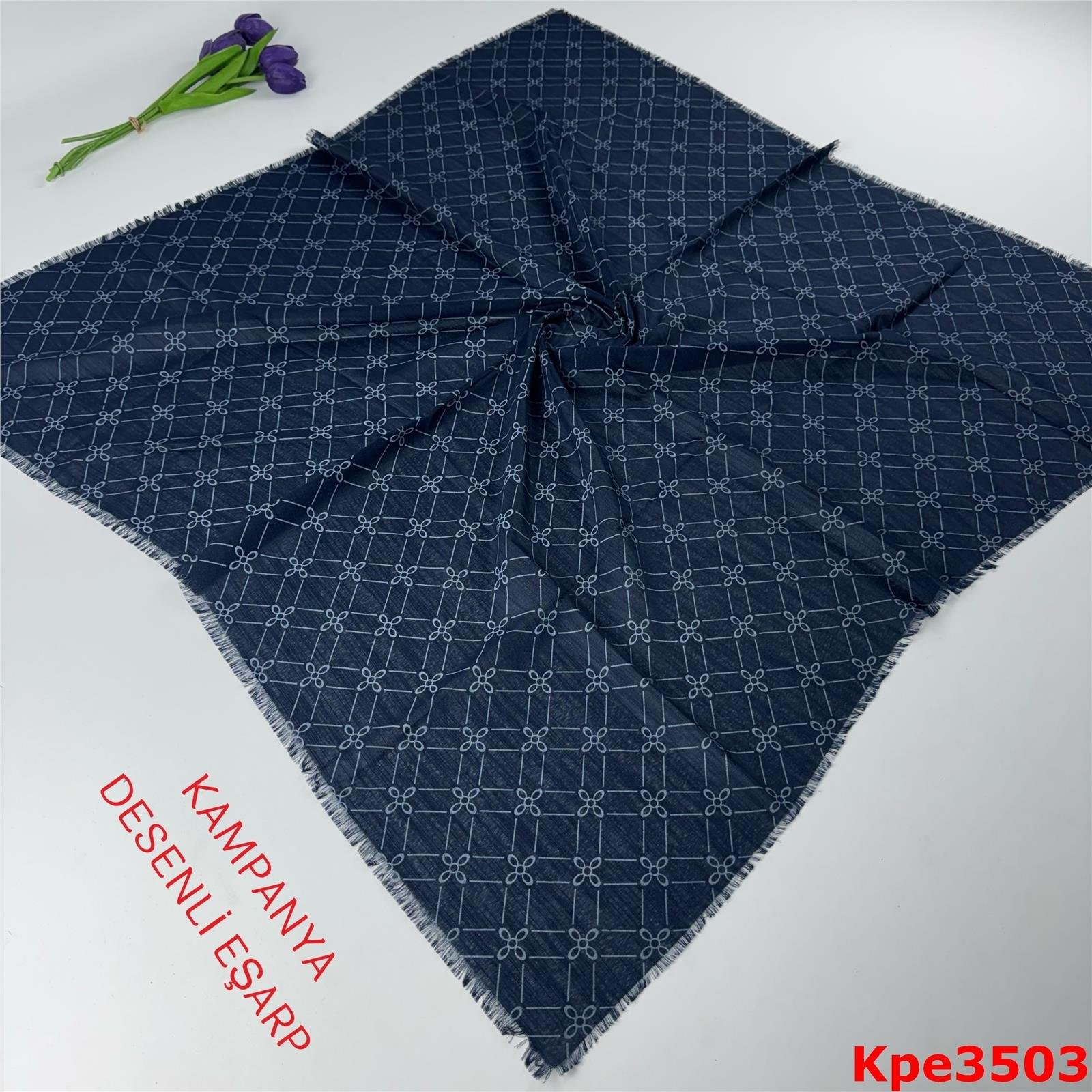 ZK-032 Kampanya Desenli Eşarp