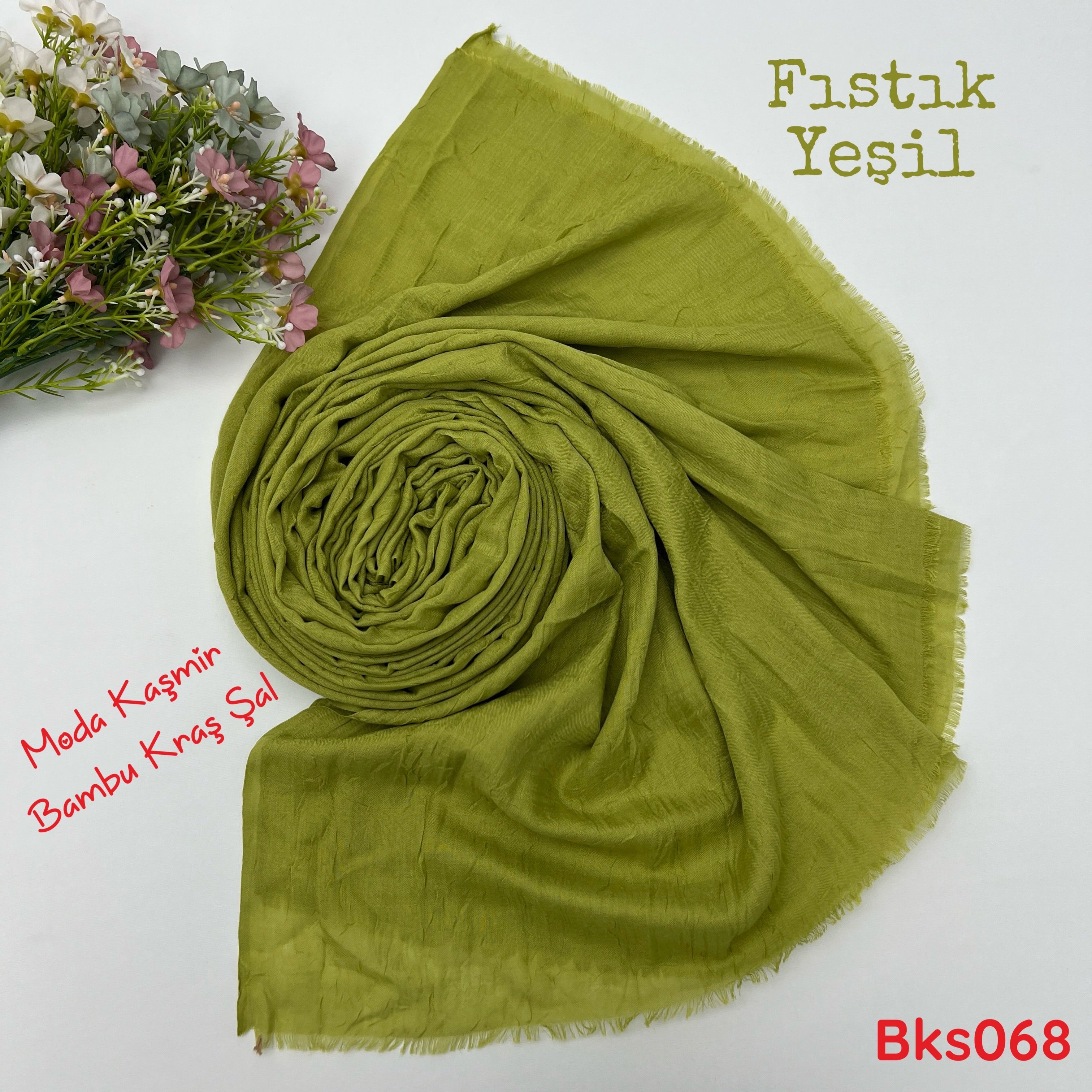 V-042 Moda Kaşmir Bambu Kraş Şal