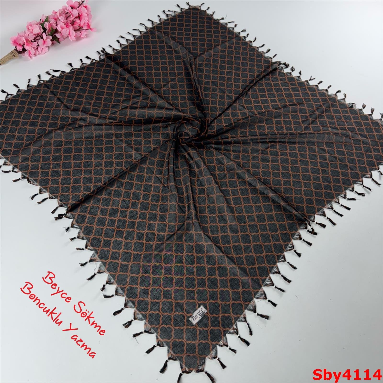 L-121  Beyce Sökme Boncuklu Yazma