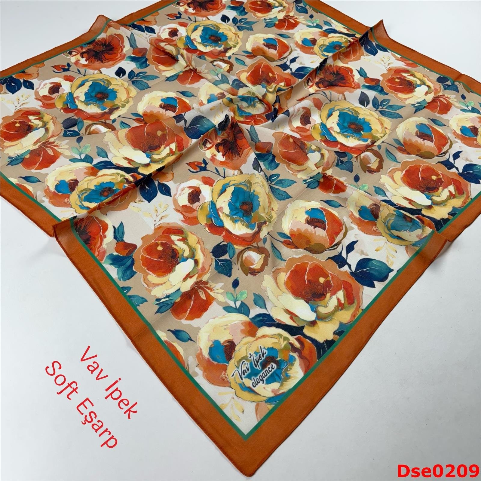 R-042 Vav İpek Soft Eşarp