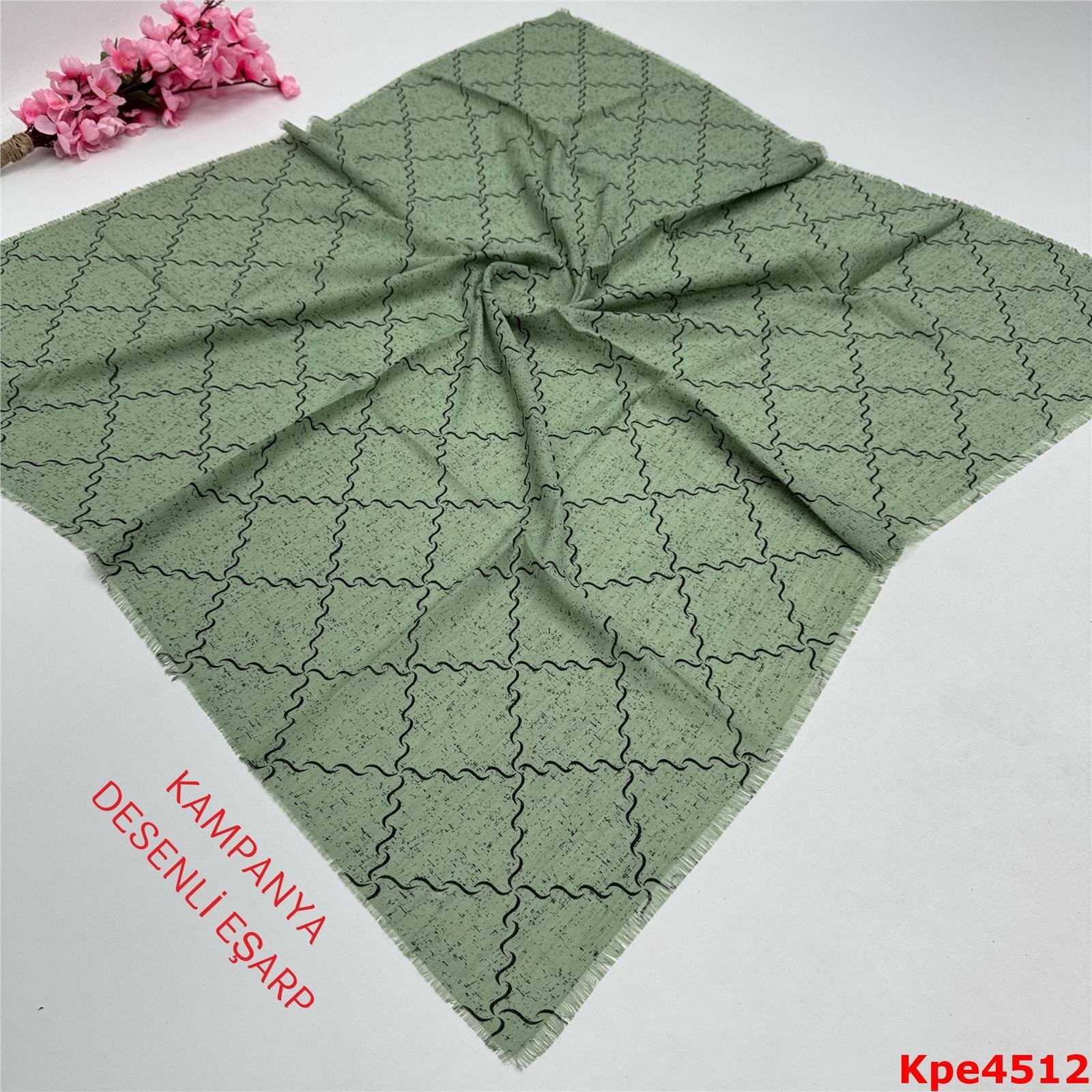 ZK-043 Kampanya Desenli Eşarp