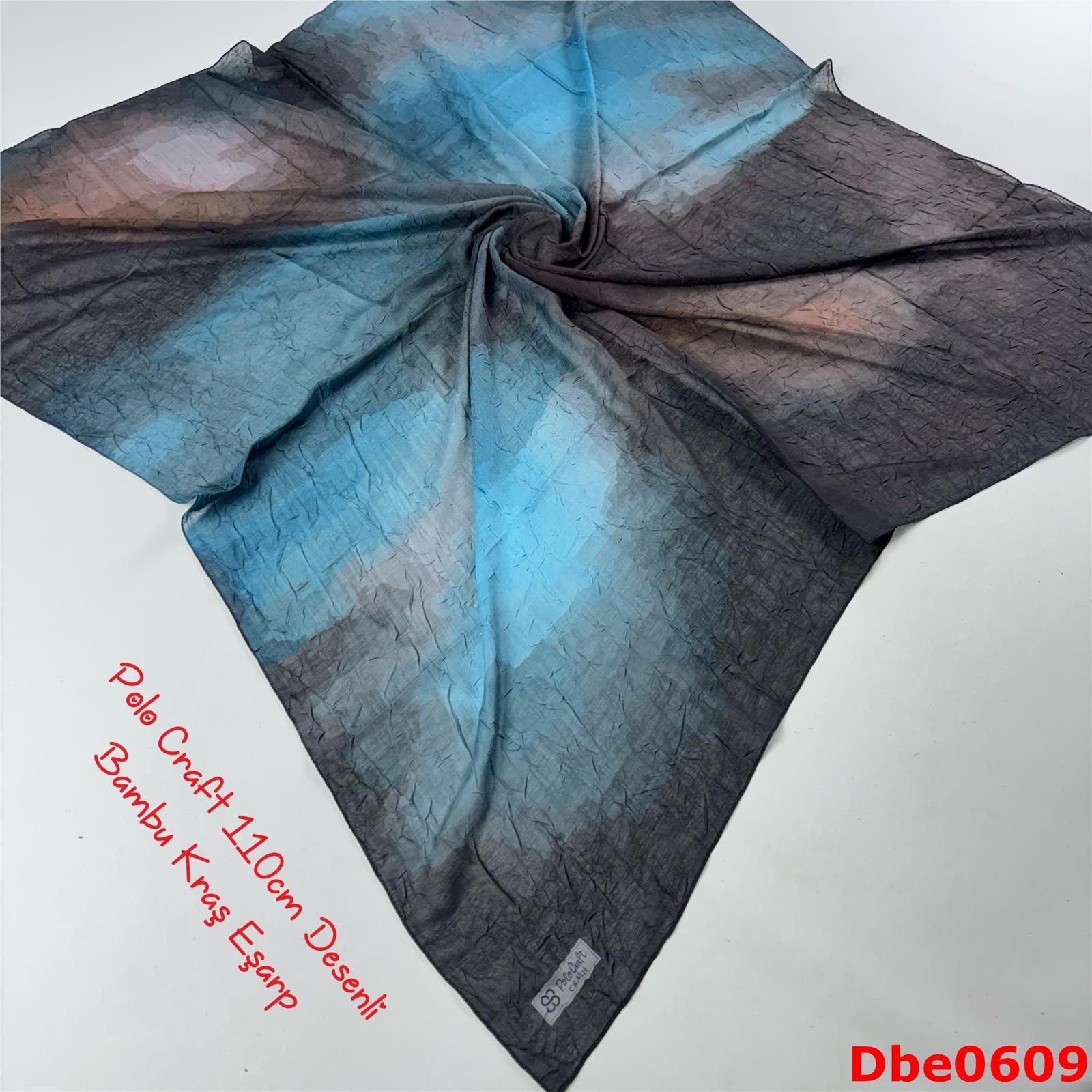 RA-103 Polo Craft 110cm Desenli Bambu Kraş Eşarp