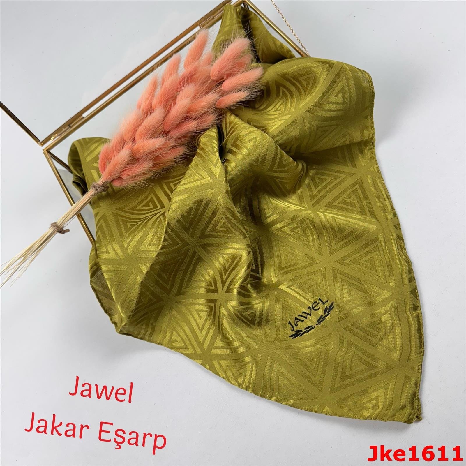 UC-017 Jawel Jakarlı İpeksi Eşarp