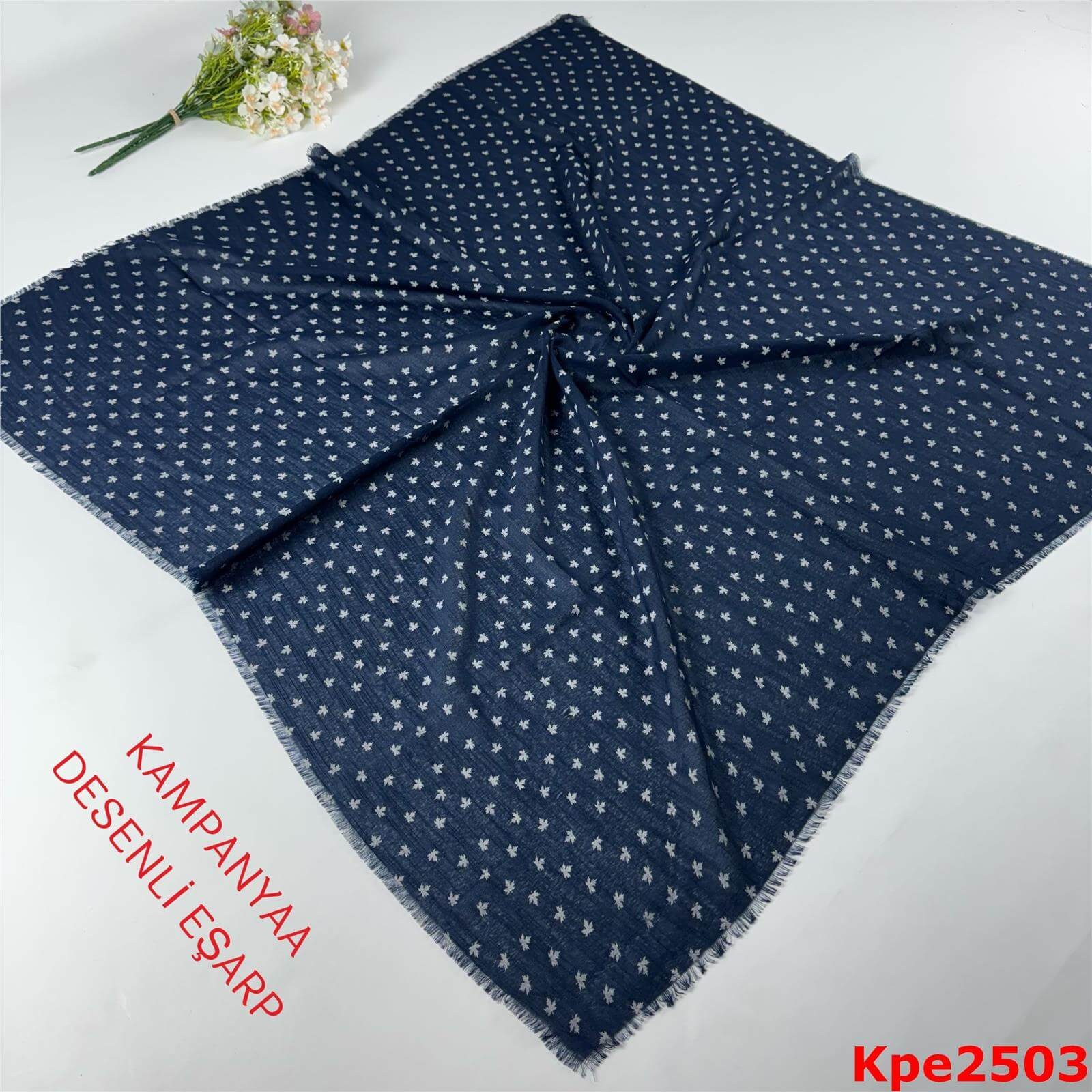 ZK-048 Kampanya Desenli Eşarp