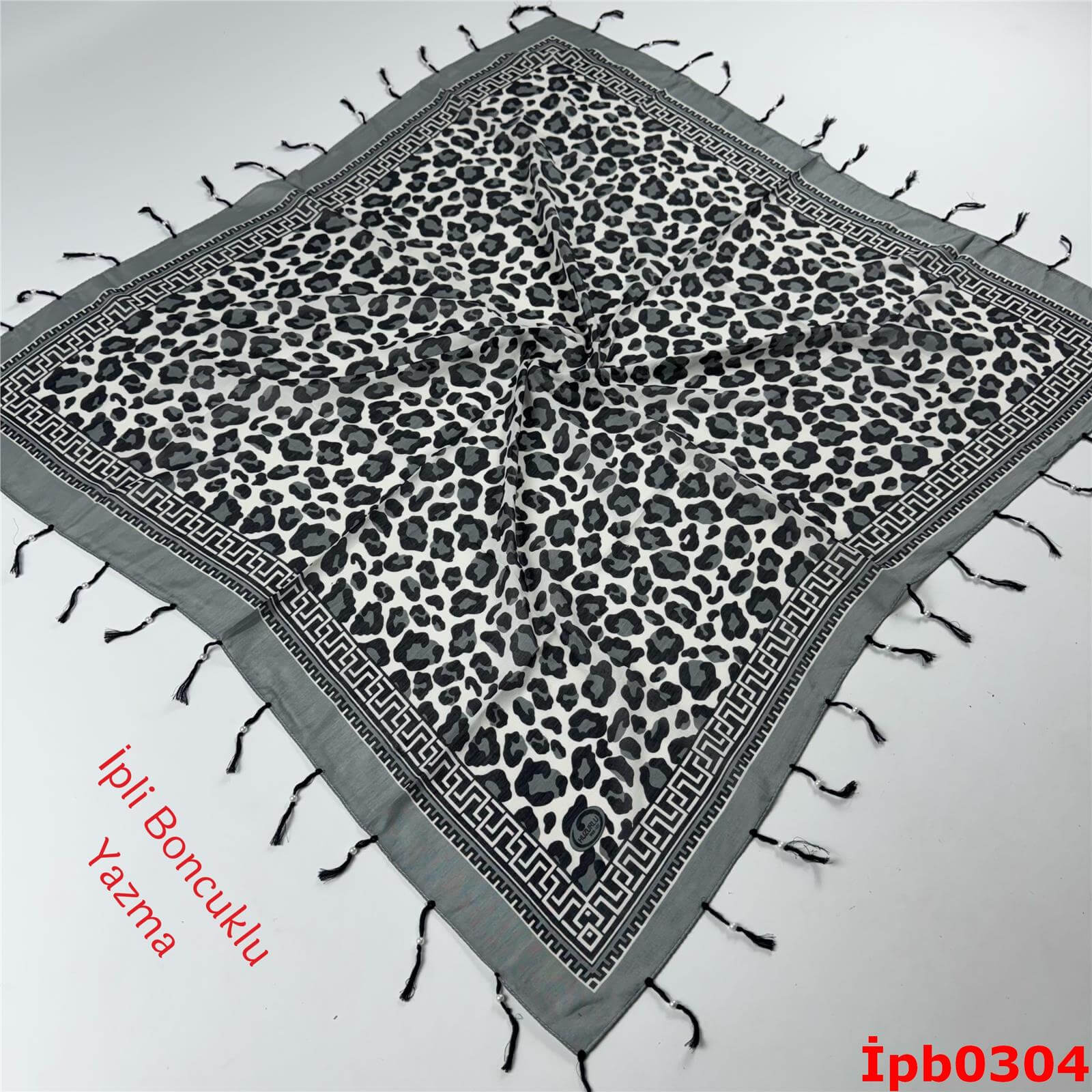 L-154 İpli Boncuklu Yazma