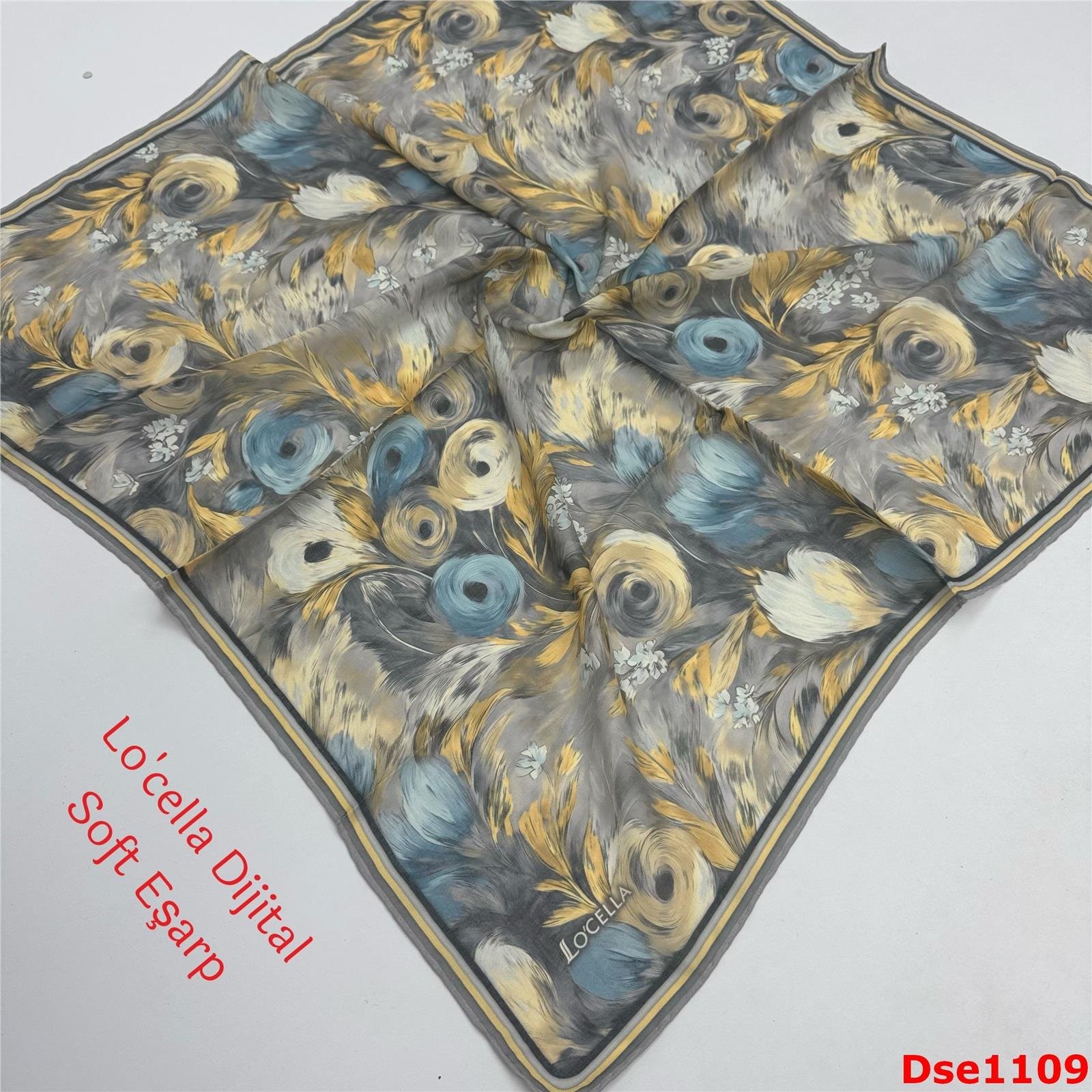 P-092 Locella El Dikişli Soft Eşarp