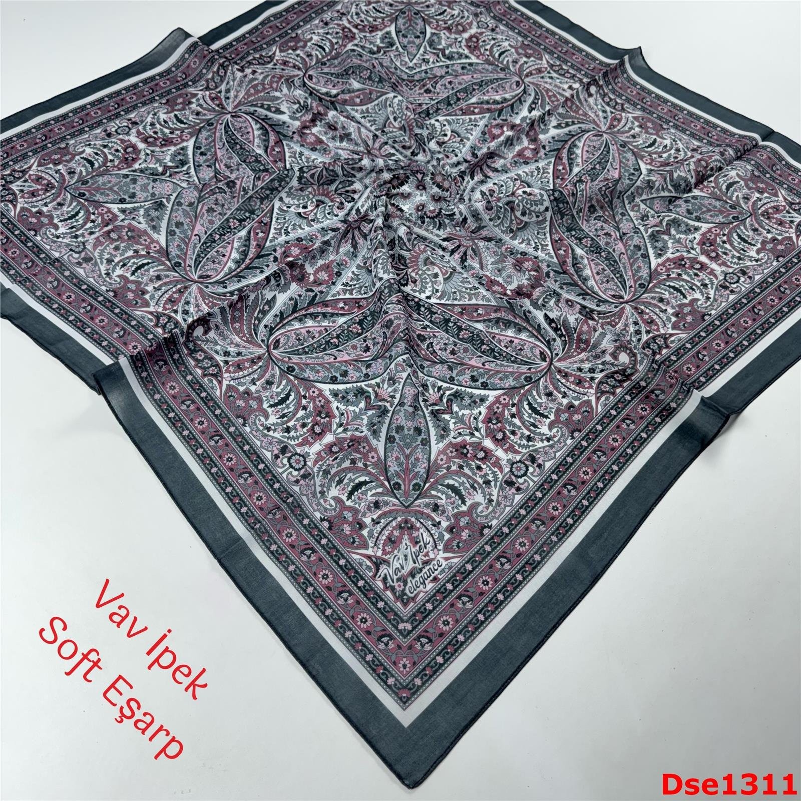 R-136 Vav İpek Soft Eşarp