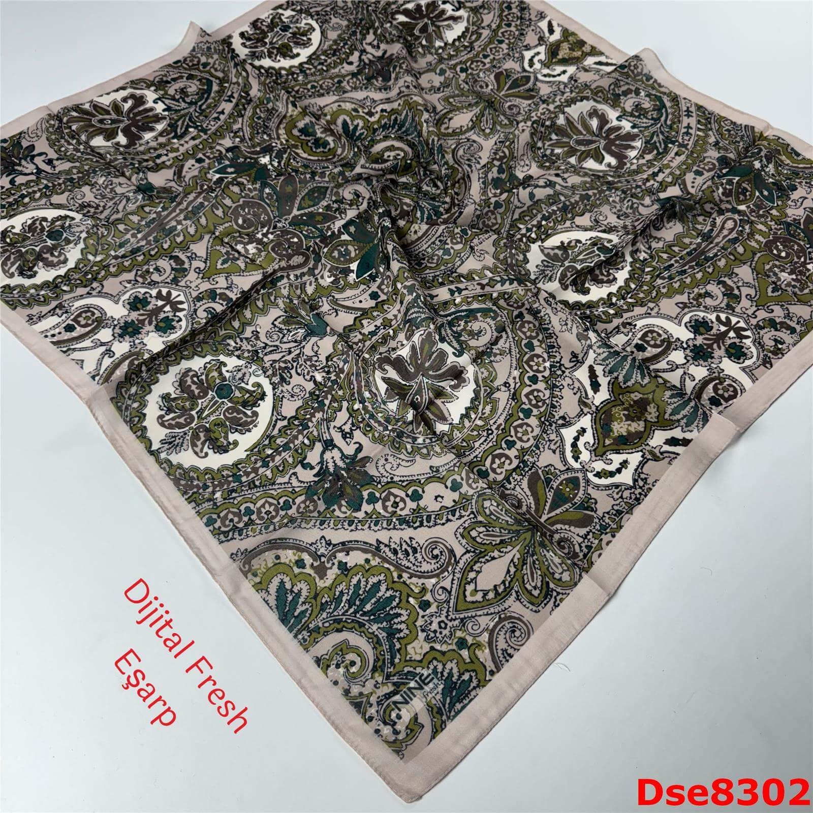 S-077 Dijital Fresh Eşarp