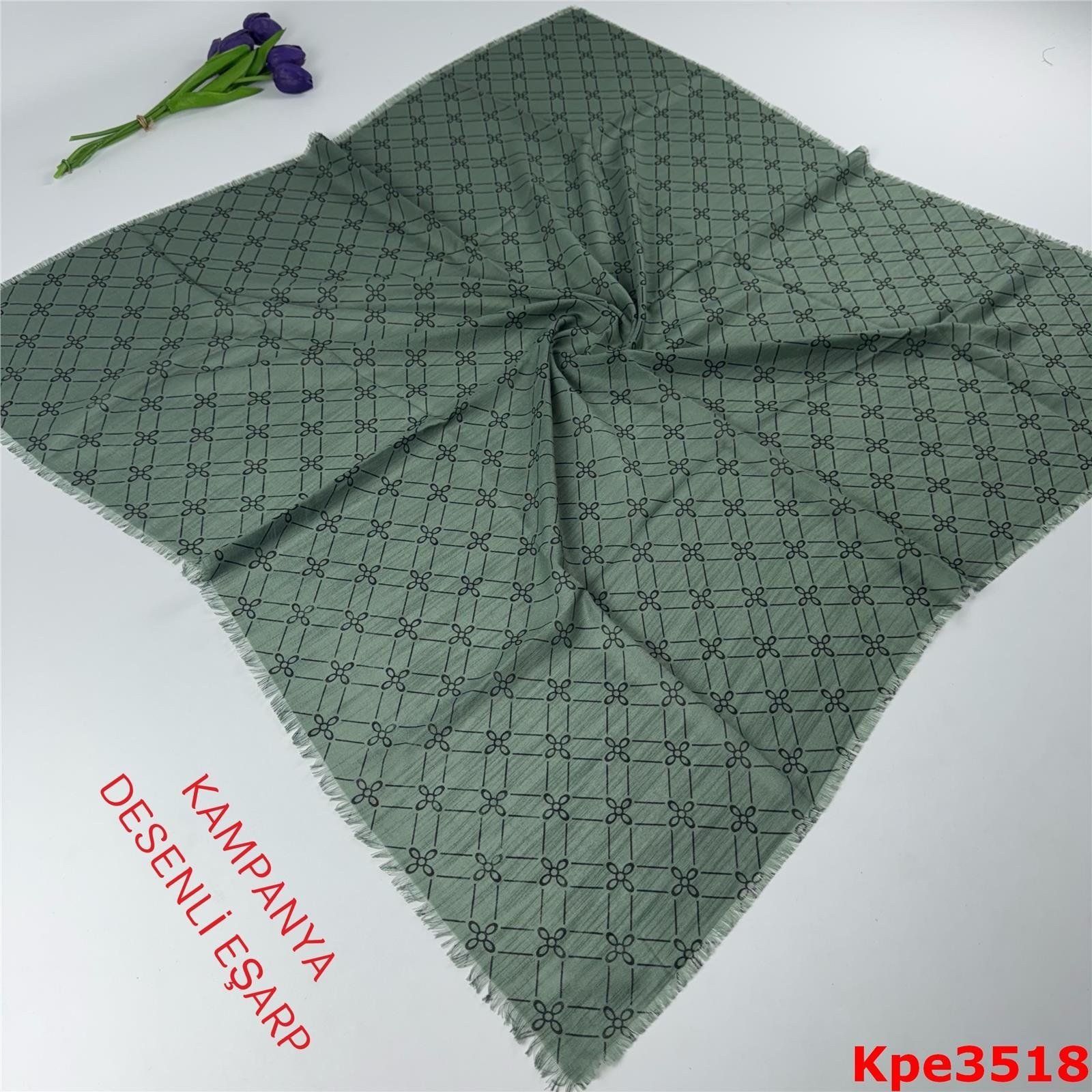 ZK-090 Kampanya Desenli Eşarp