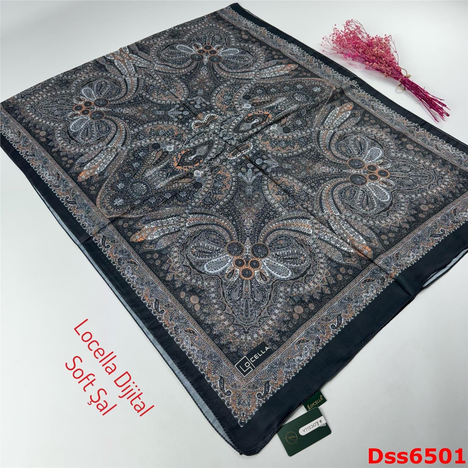 ZA-066 Locella Desenli Soft Şal