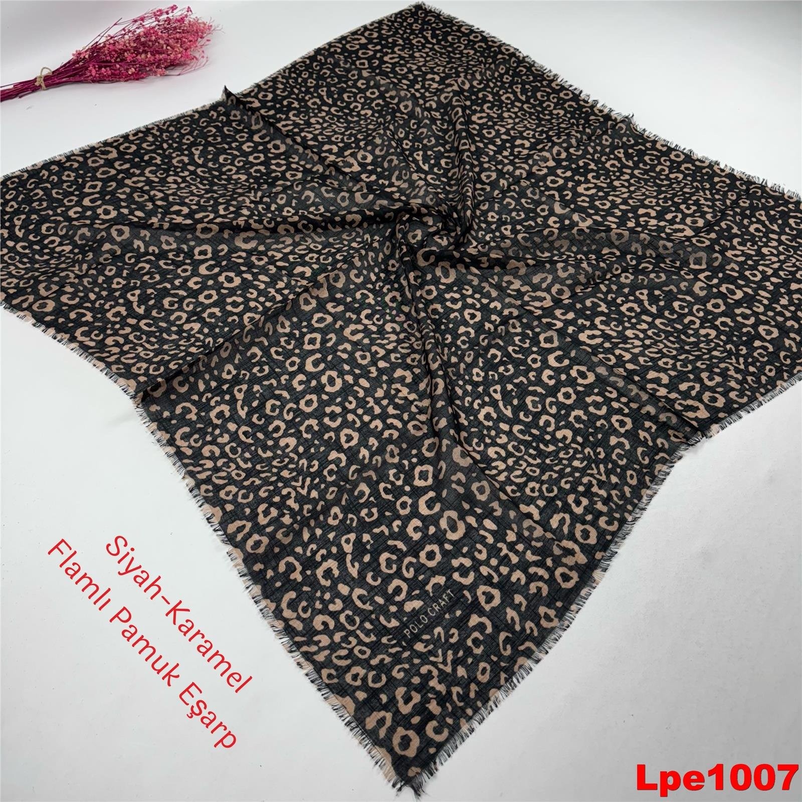 VA-005 Polo Craft Flamlı Pamuk Eşarp