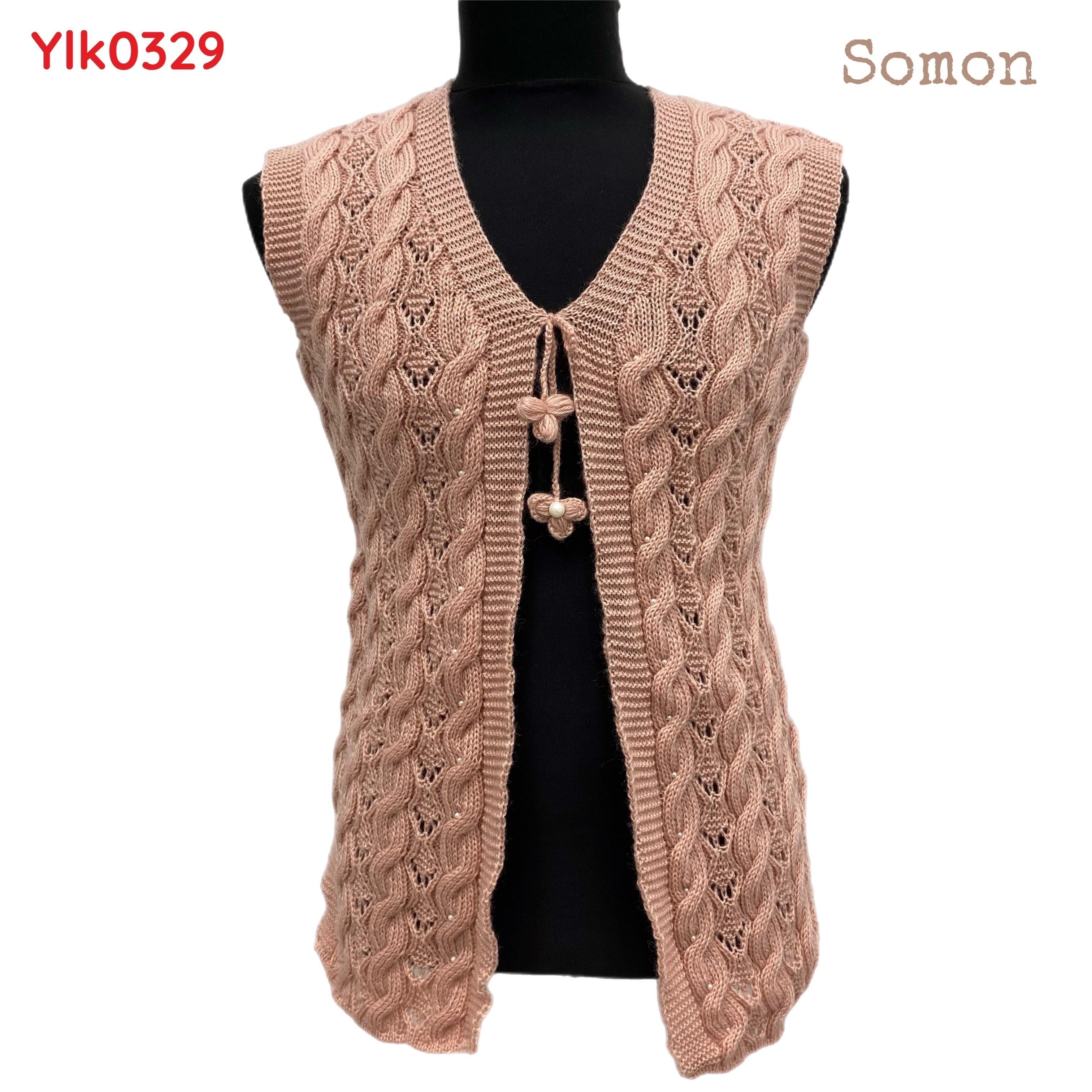 Y-003 Alize Angora Simsiz Yelek